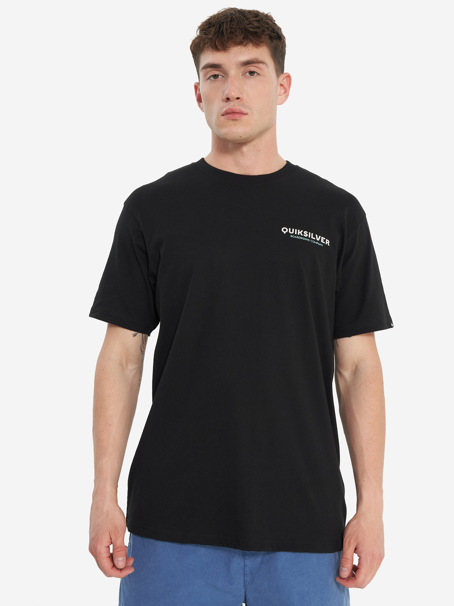 фото Футболка мужская quiksilver kunactee, черный