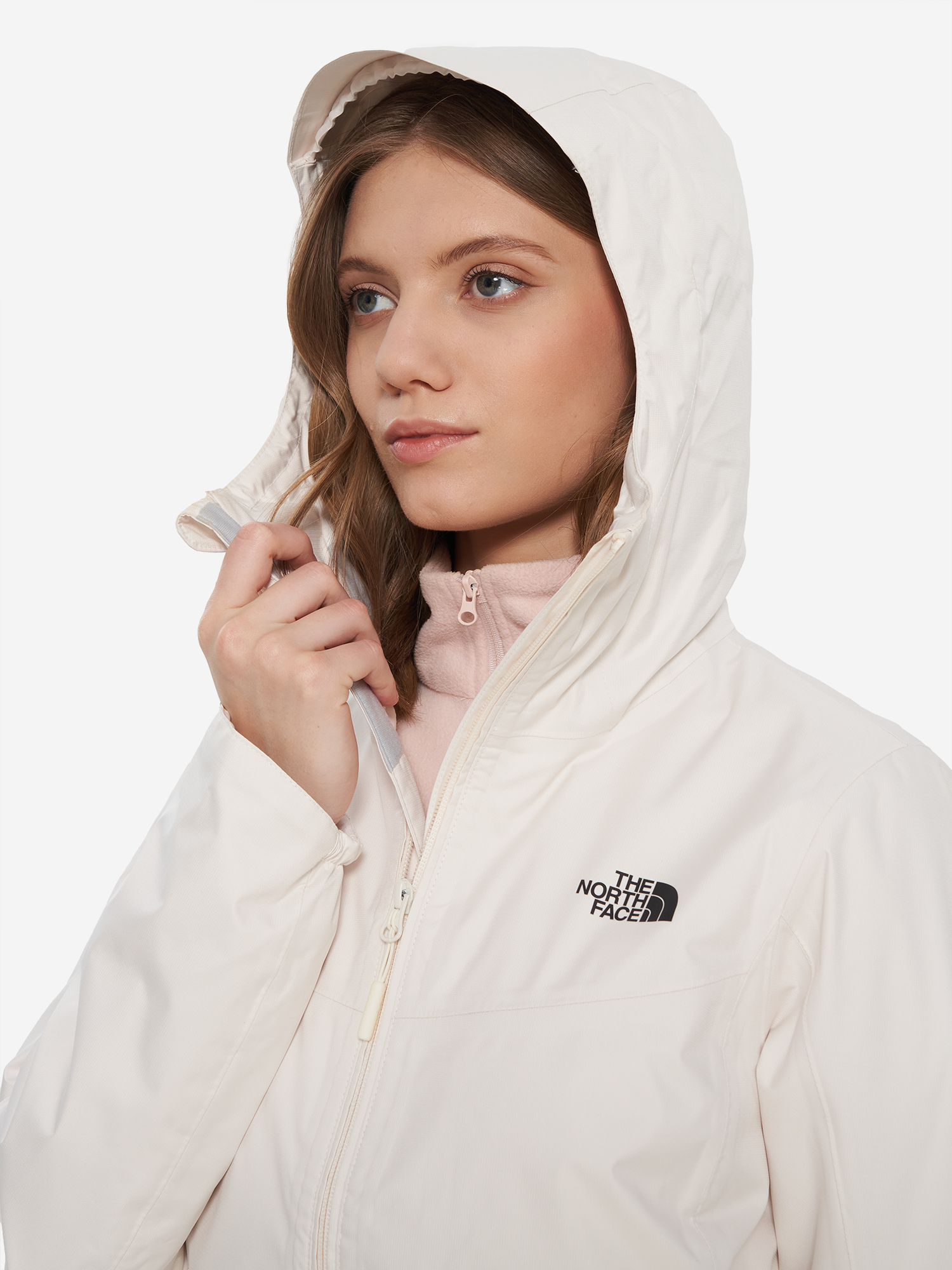 фото Куртка утепленная женская the north face quest insulated, бежевый