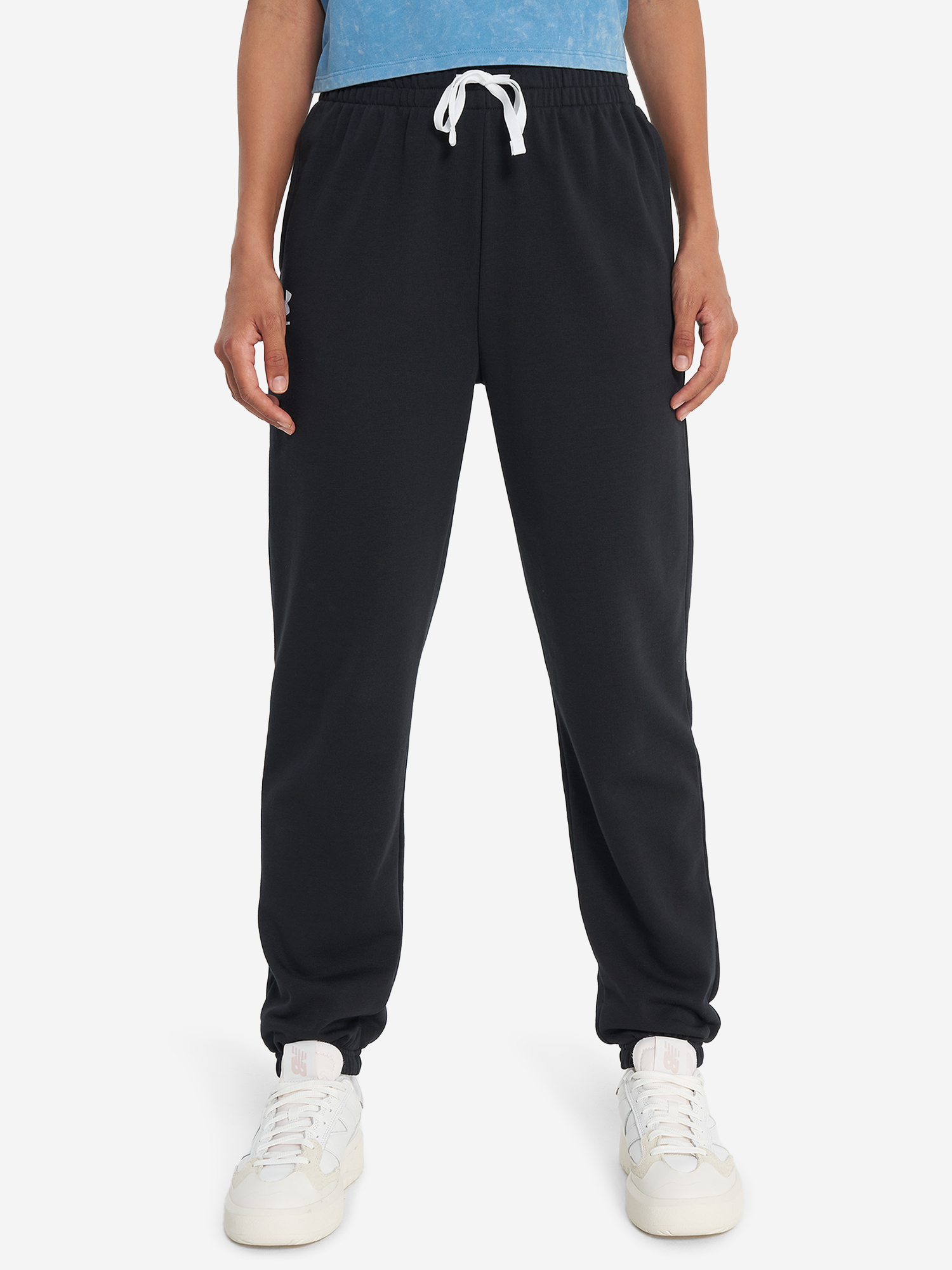 фото Брюки женские under armour rival terry, черный