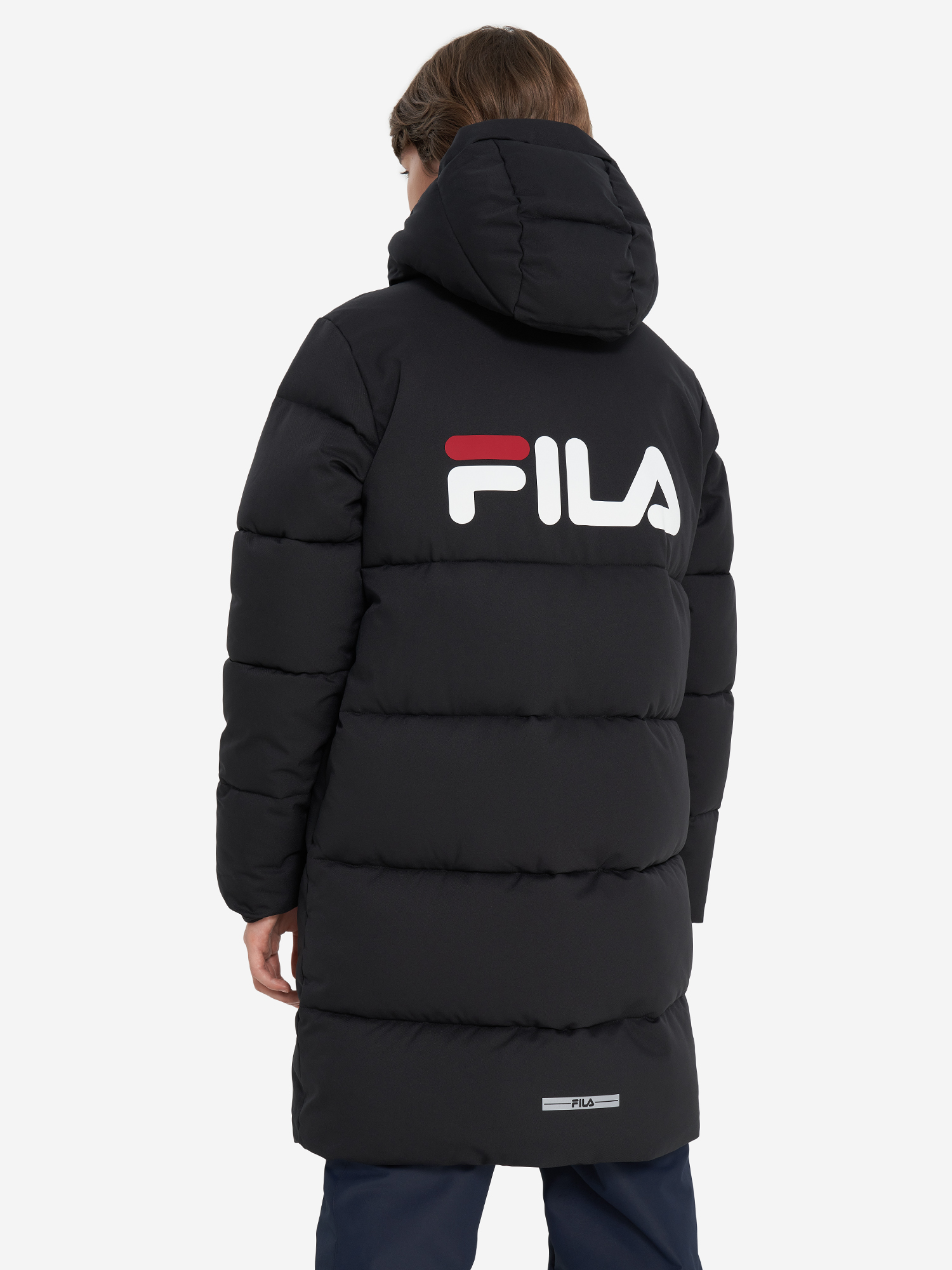 фото Пуховик для мальчиков fila, черный