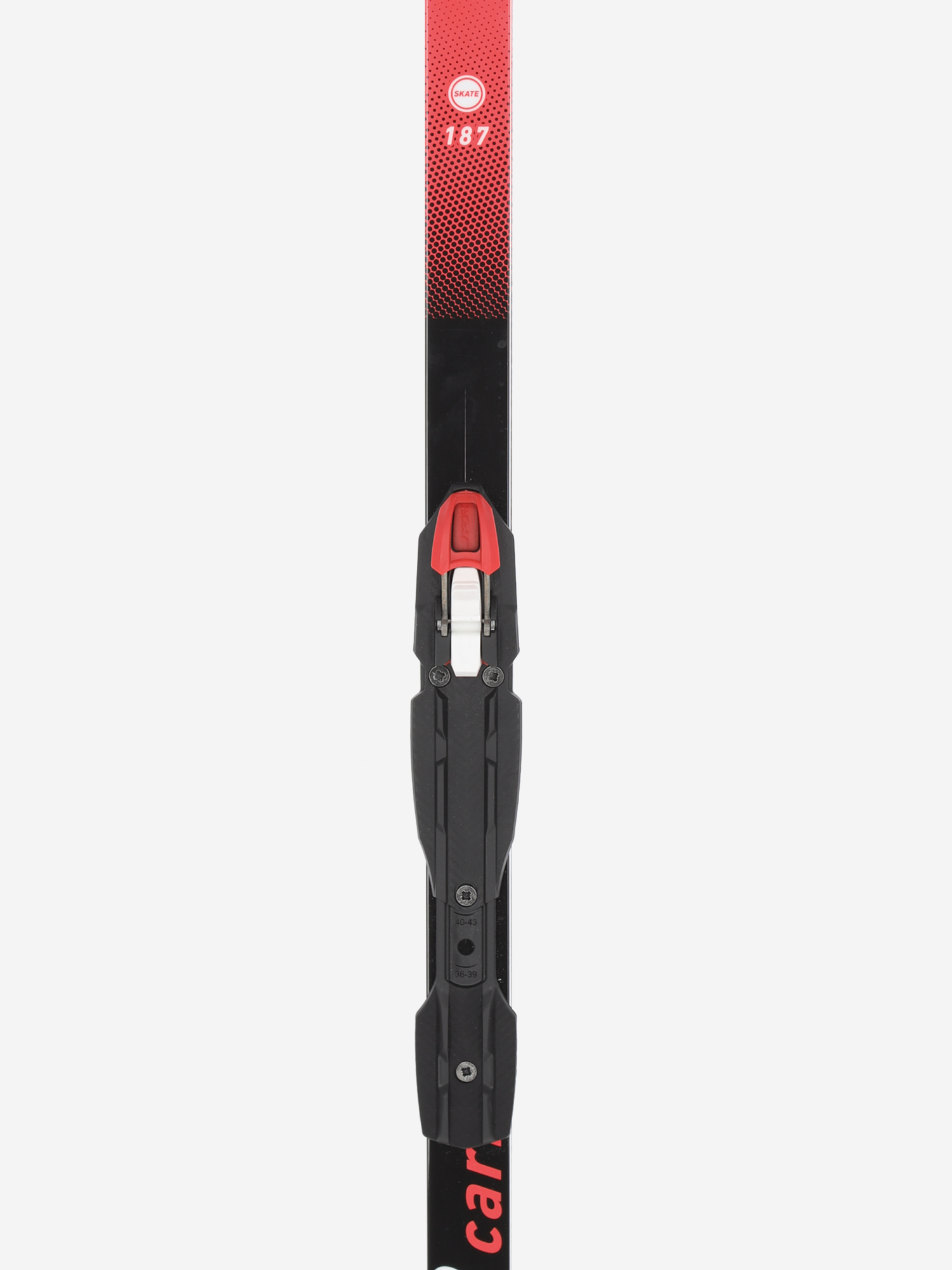 фото Беговые лыжи madshus nordseter carbon skate + крепления nnn, красный