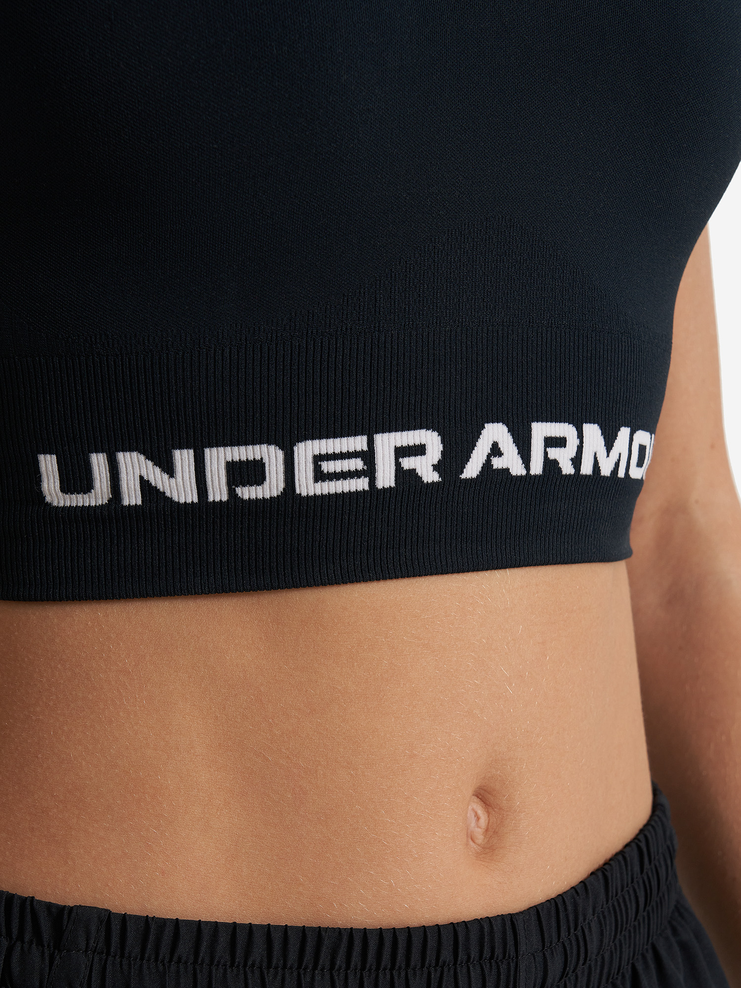 фото Спортивный топ бра under armour vanish, черный
