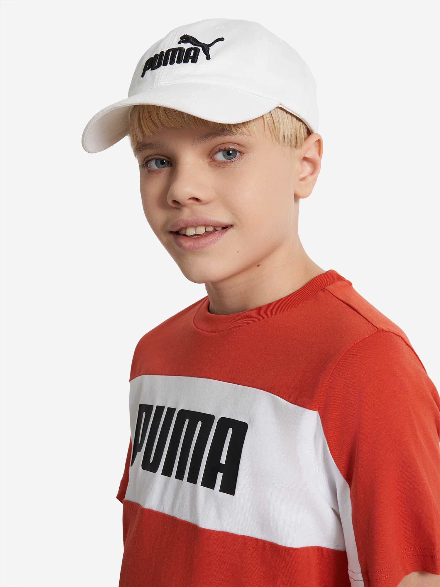 фото Бейсболка для мальчиков puma ess no.1 logo, белый