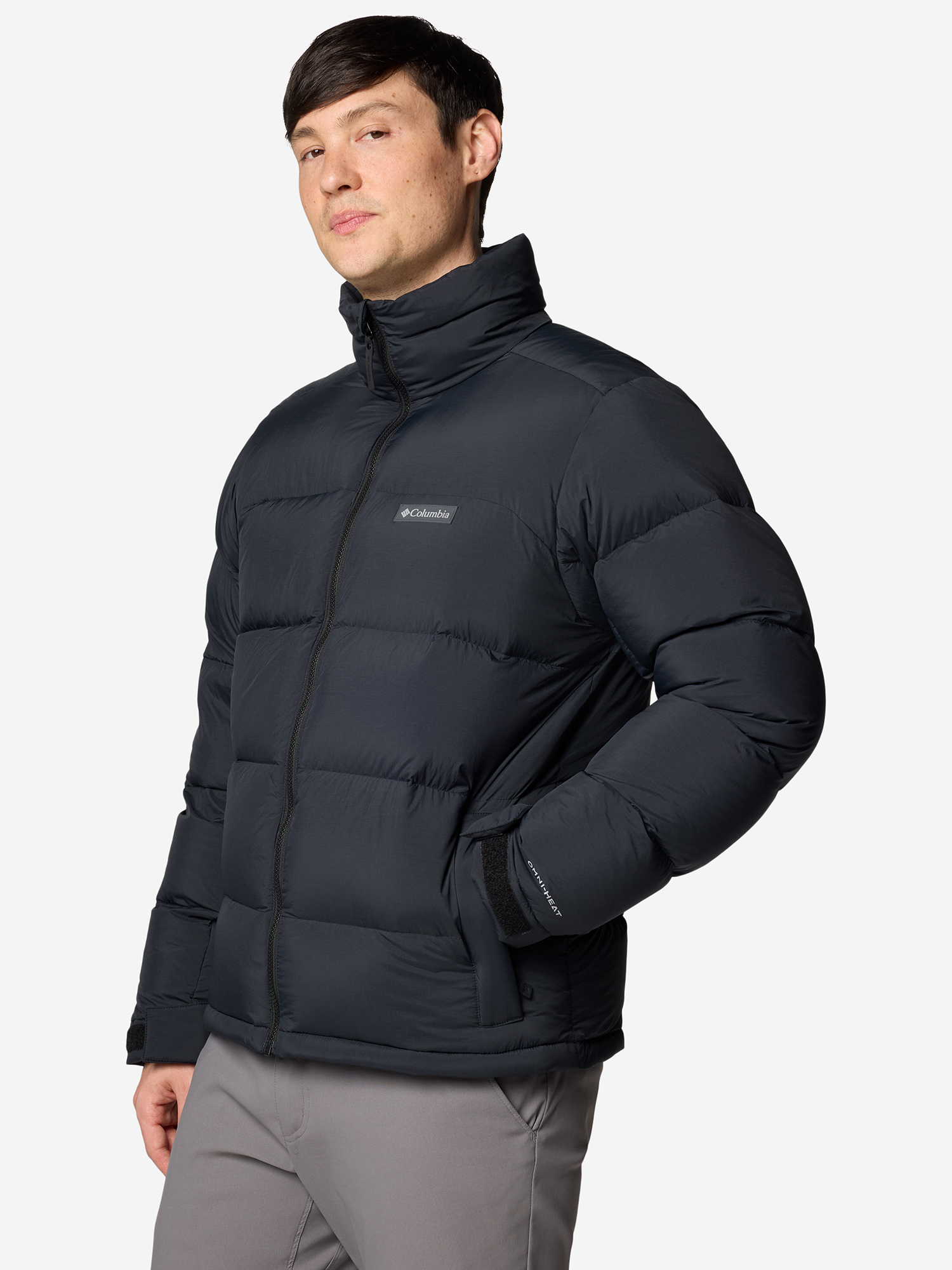 фото Пуховик мужской columbia bulo point iii down jacket, черный