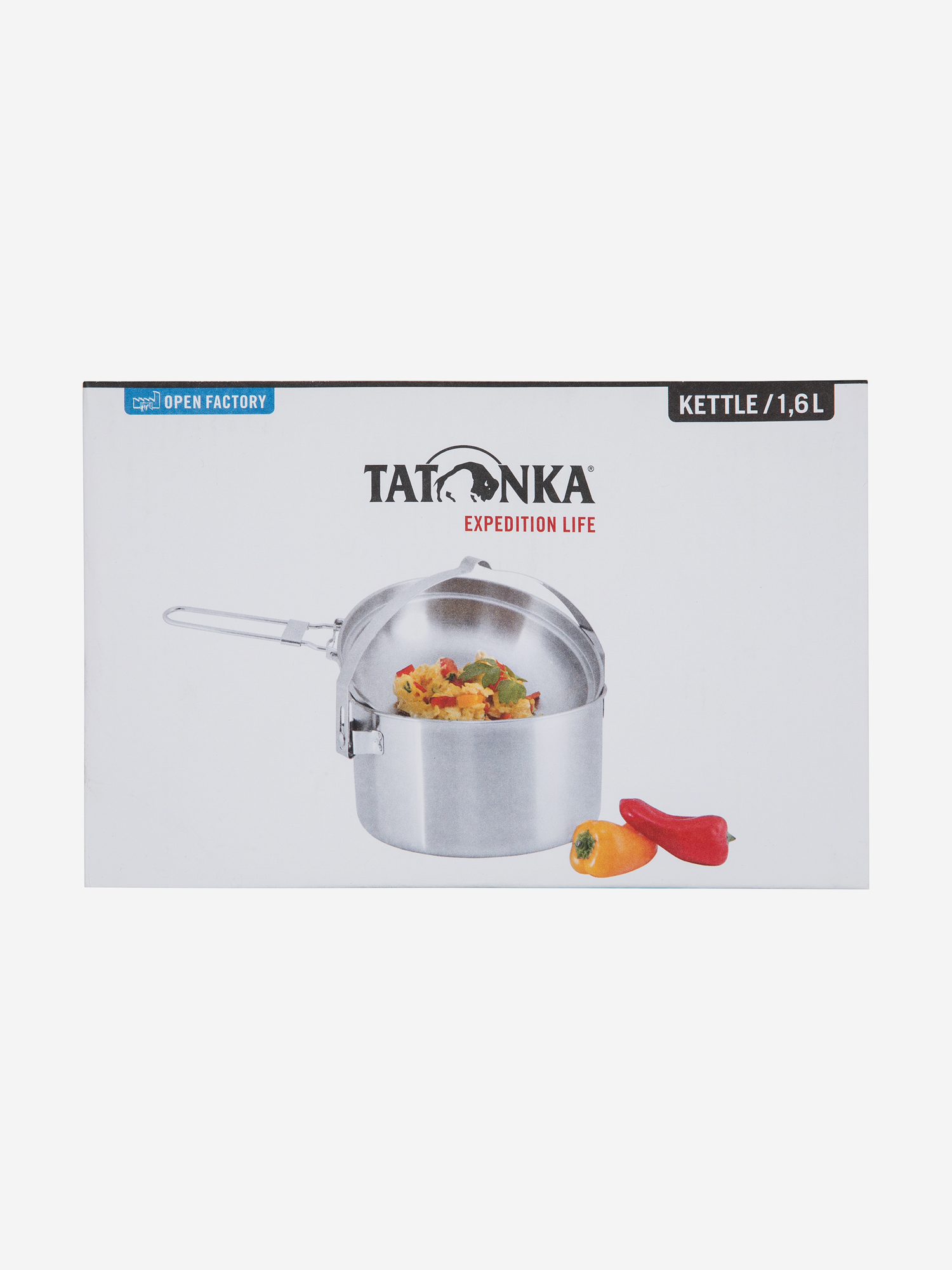 фото Набор посуды: котелок, сковорода-миска tatonka kettle 1.6 l, серебряный