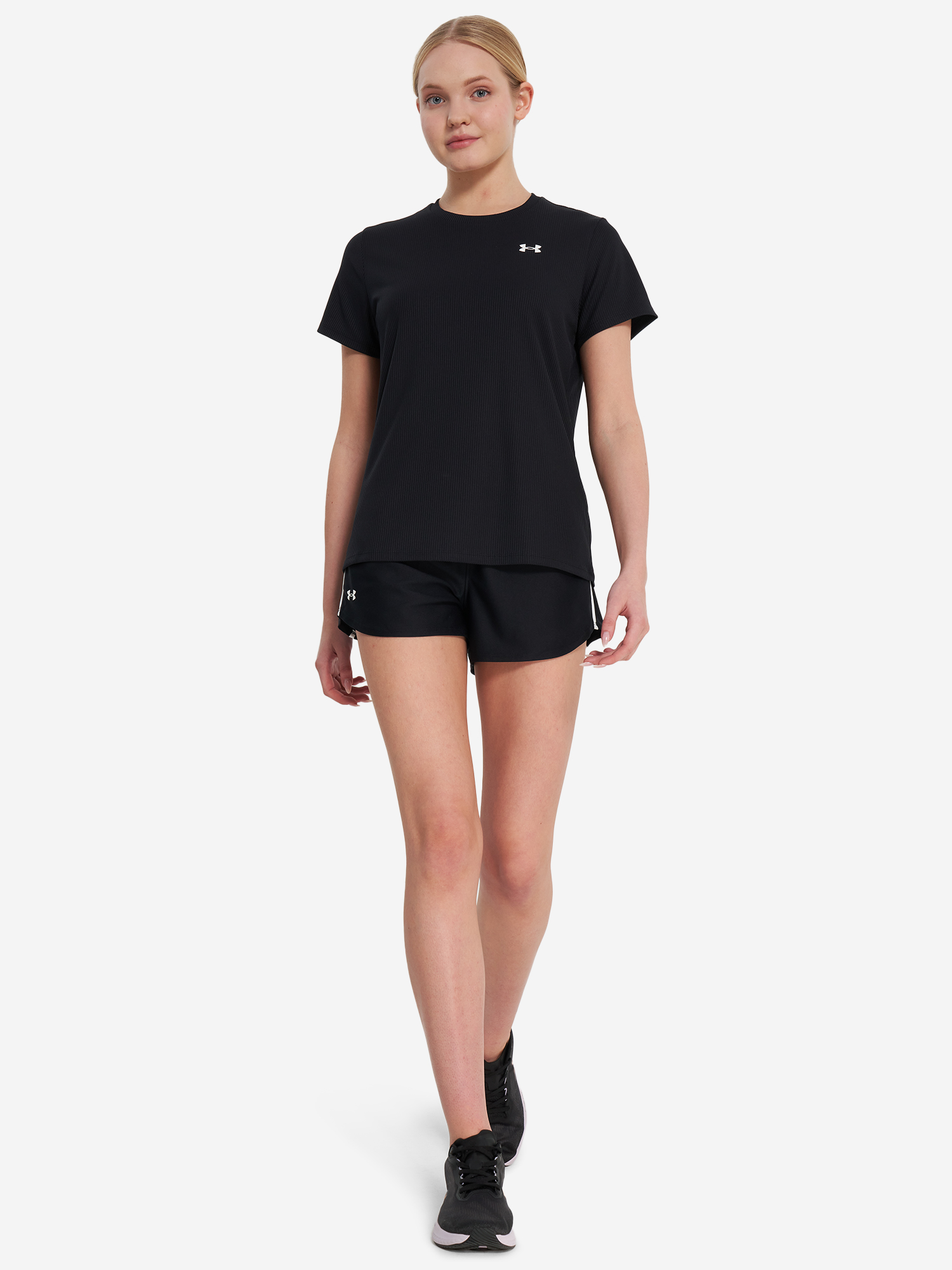 фото Футболка женская under armour tech, черный