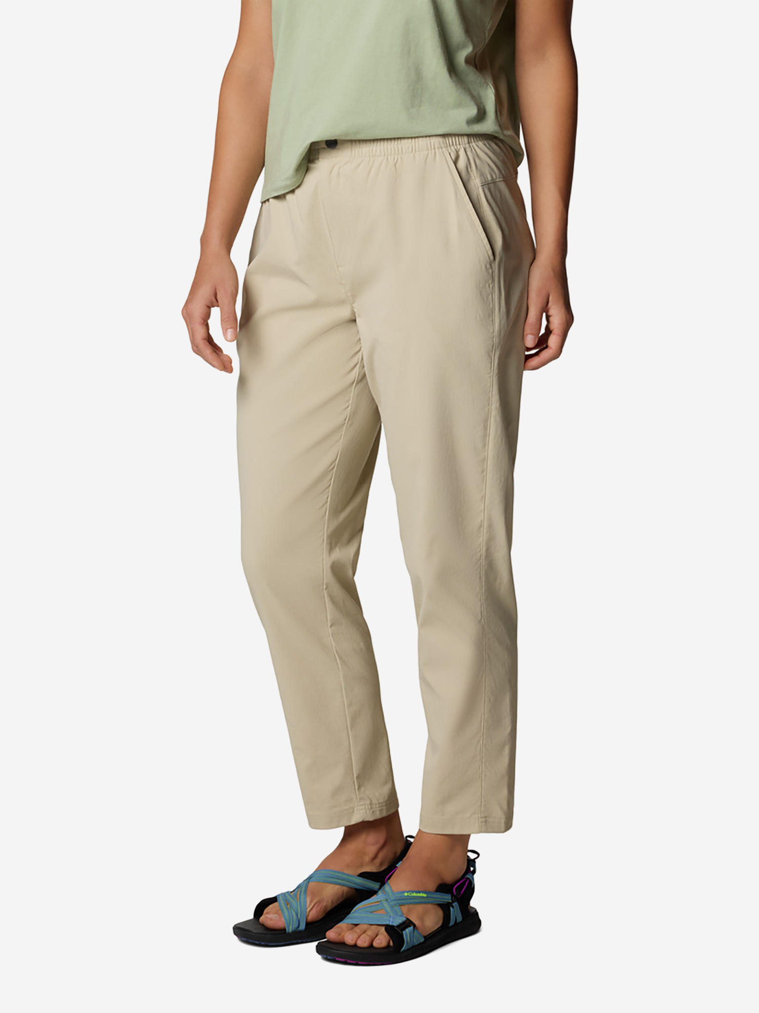 фото Брюки женские columbia cedar crest pant, бежевый