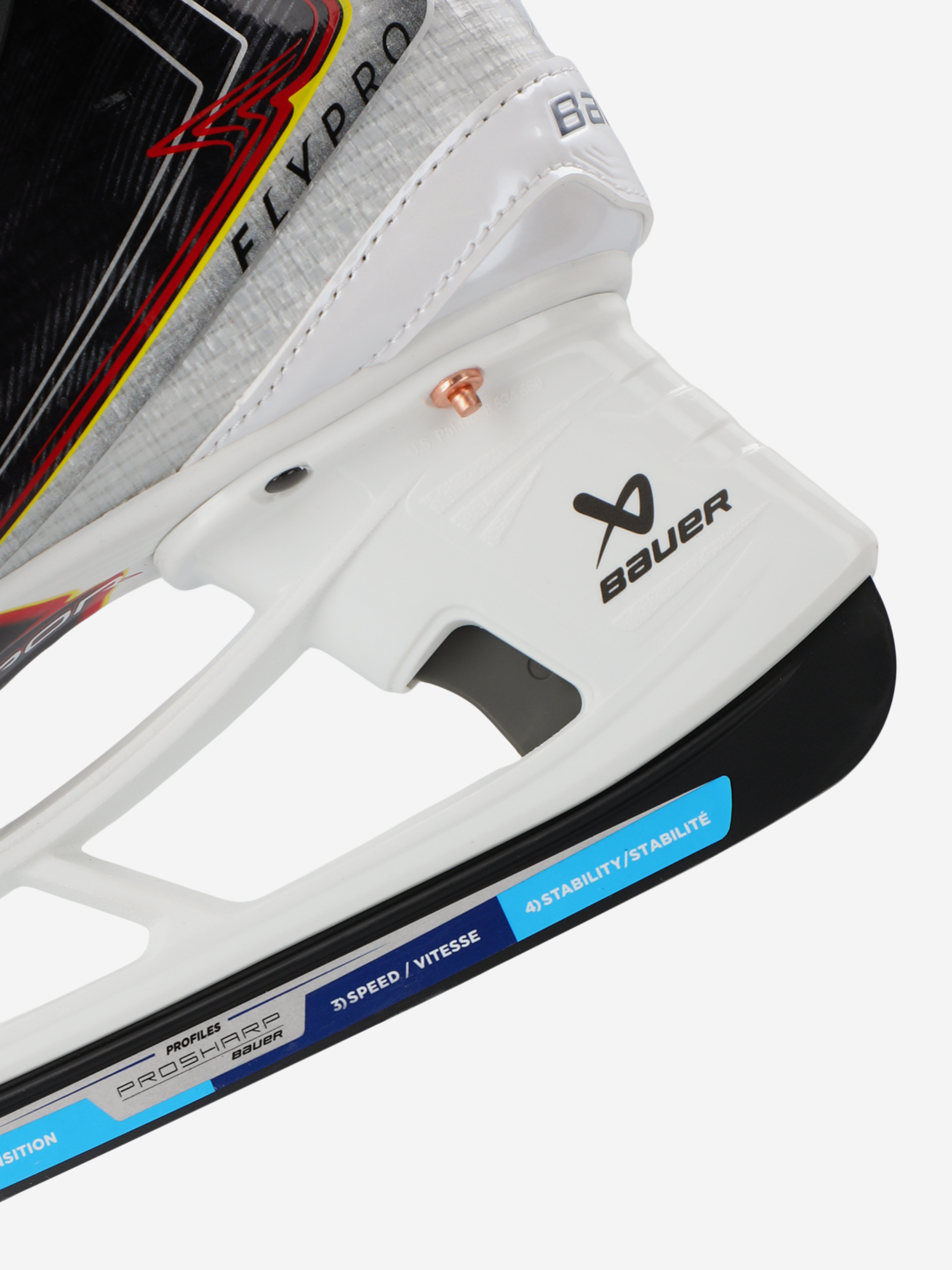 фото Коньки хоккейные детские bauer vapor flypro int fit2 + fly-x, черный