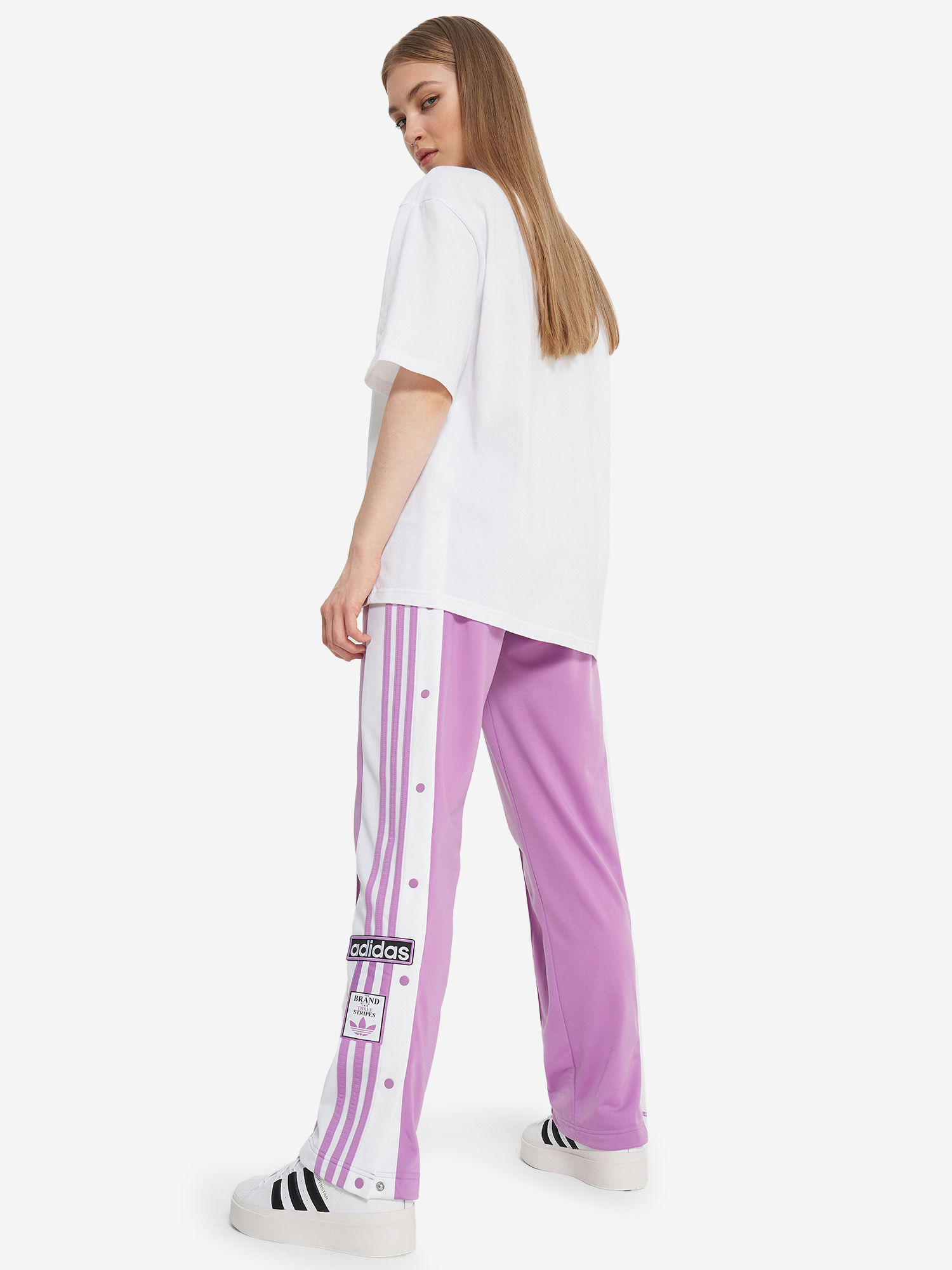 фото Брюки женские adidas, розовый