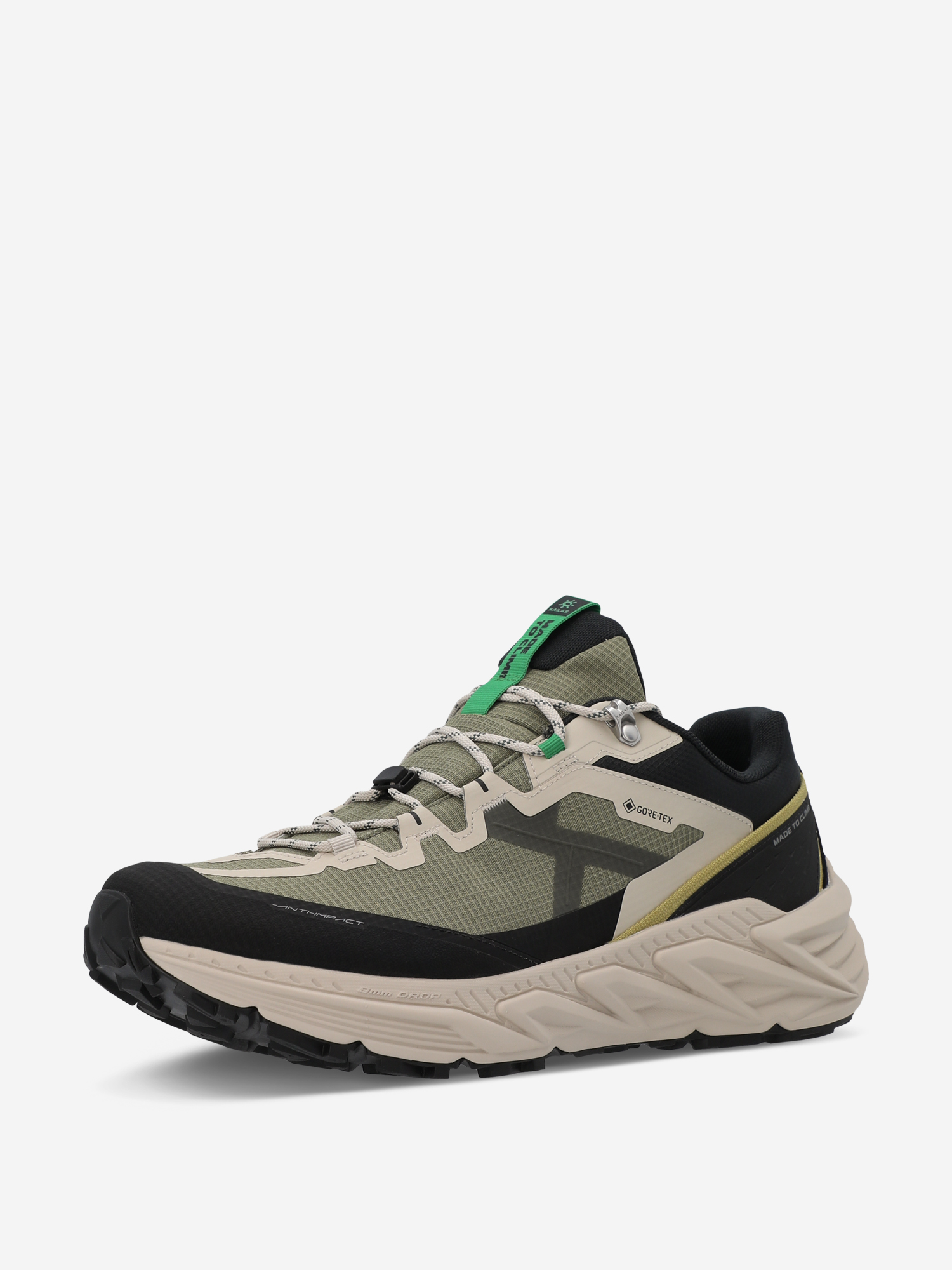 фото Кроссовки мужские kailas mountain wander-2 gtx, зеленый