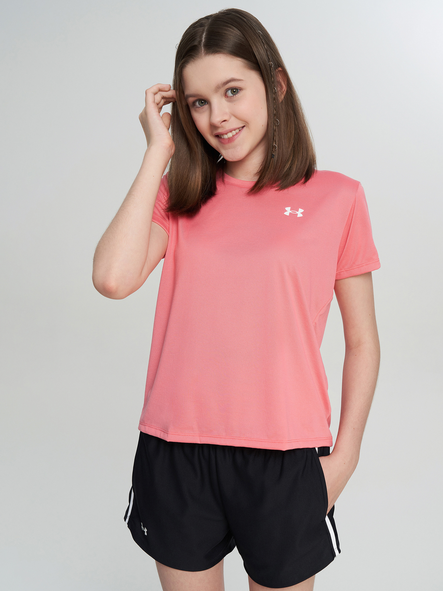 Футболка для девочек Under Armour Tech, Розовый
Футболка для девочек Under Armour Tech, Розовый