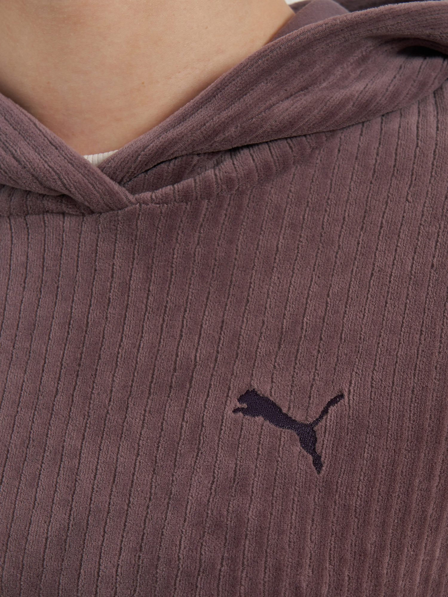 фото Худи женское puma, фиолетовый