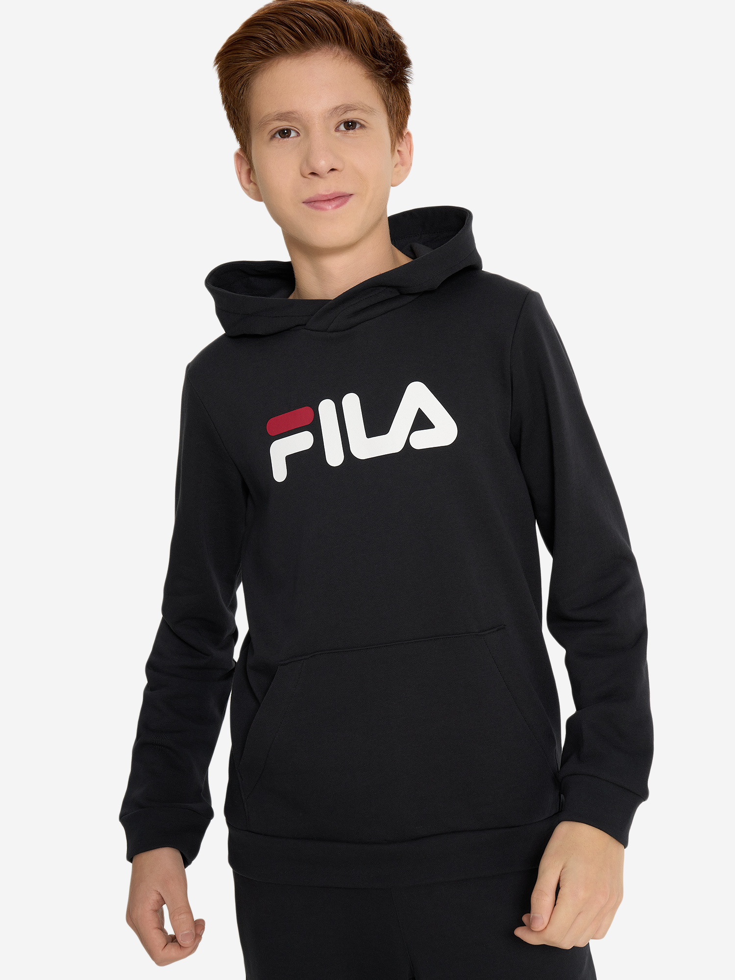 фото Худи для мальчиков fila, черный