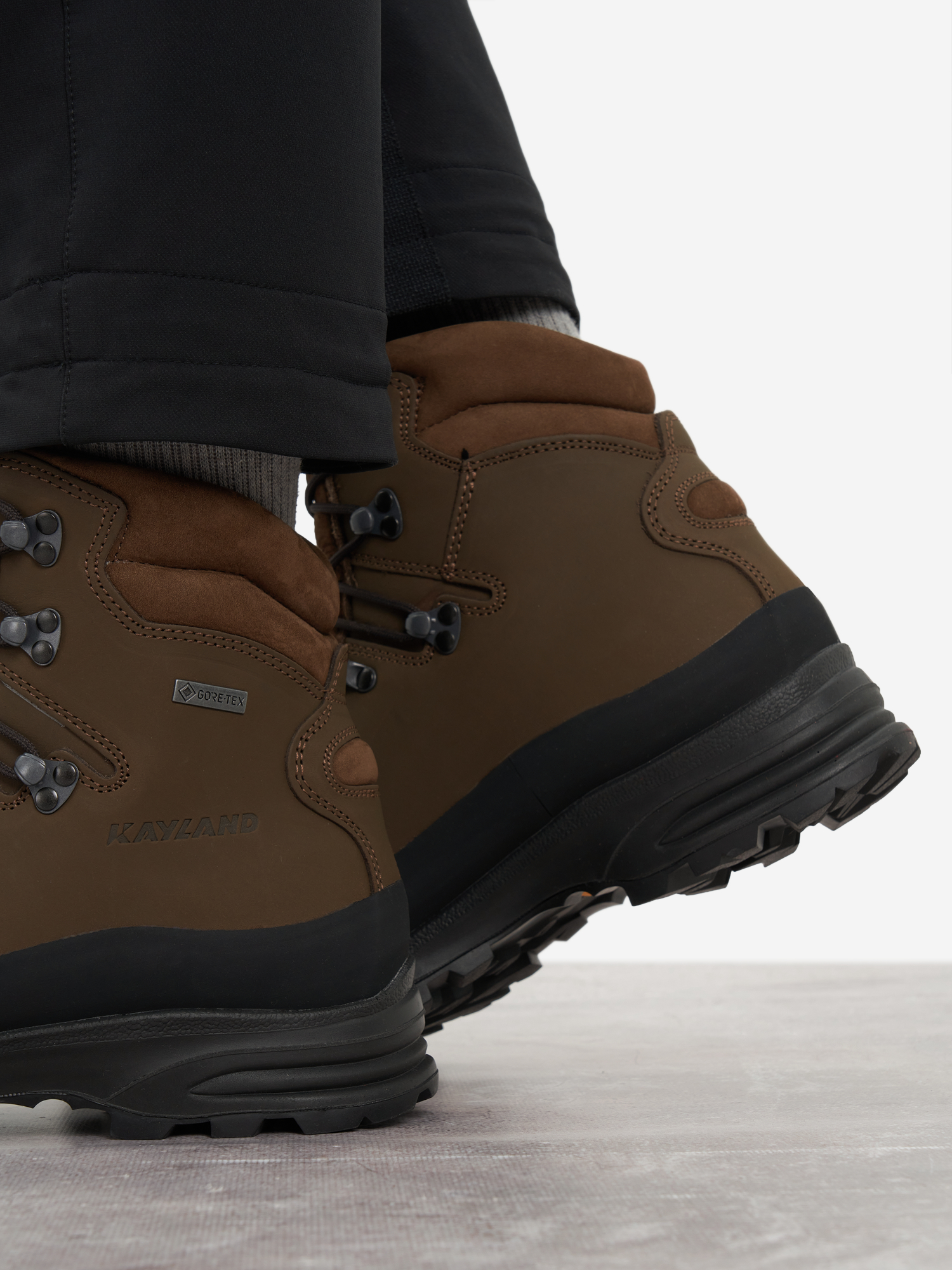 фото Ботинки мужские kayland globo gtx, коричневый