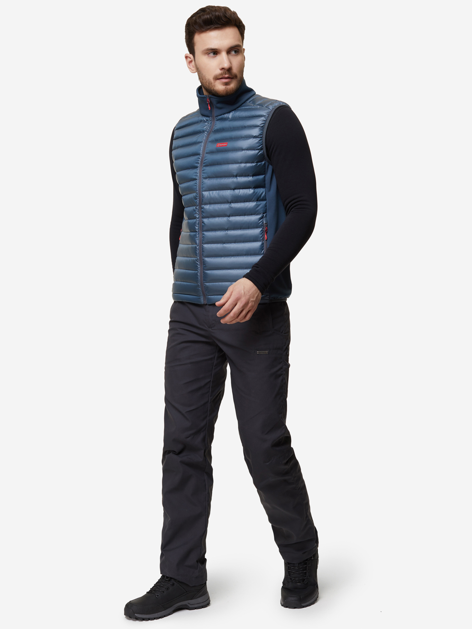 фото Жилет пуховый мужской bask chamonix light vest, синий
