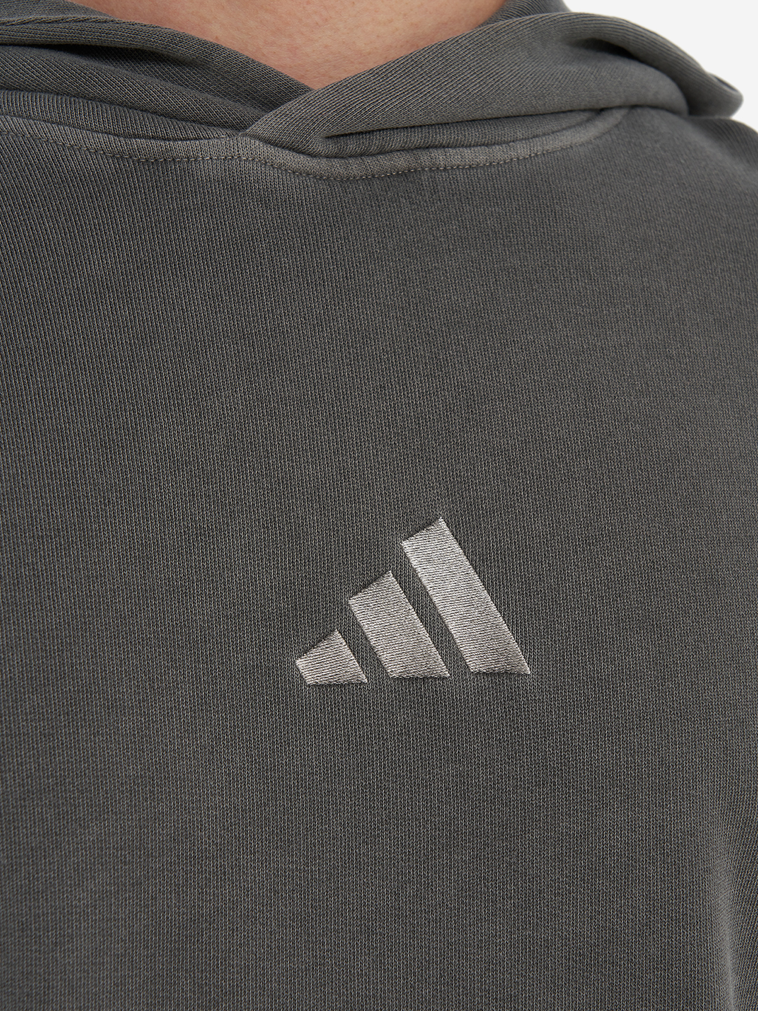 фото Худи мужское adidas, серый