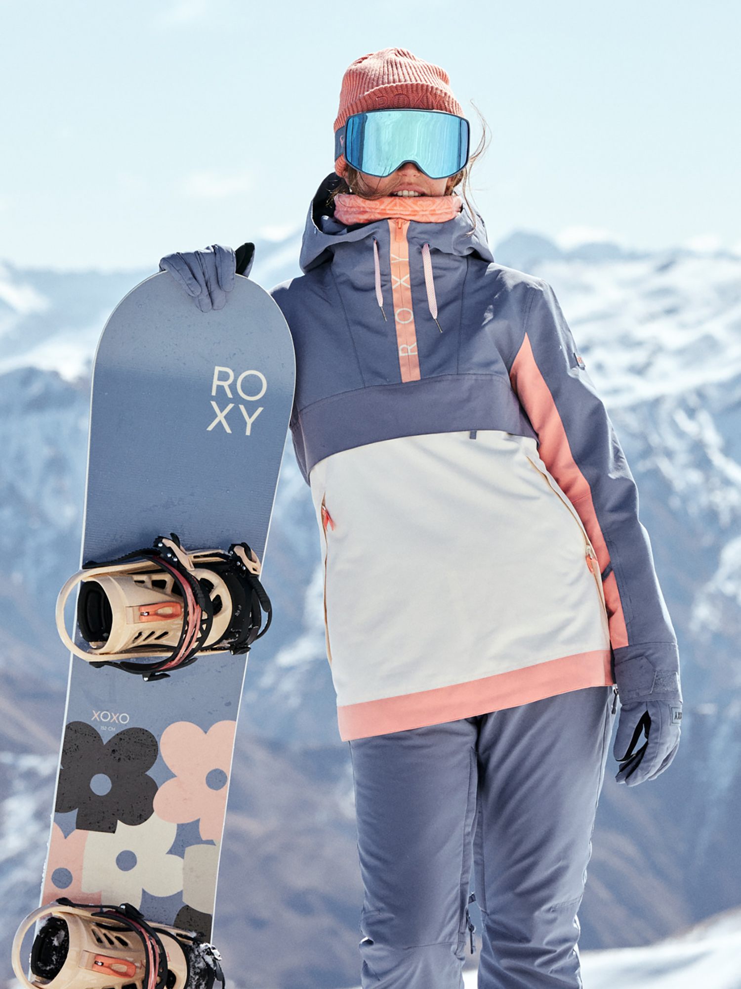 фото Маска roxy storm women, синий