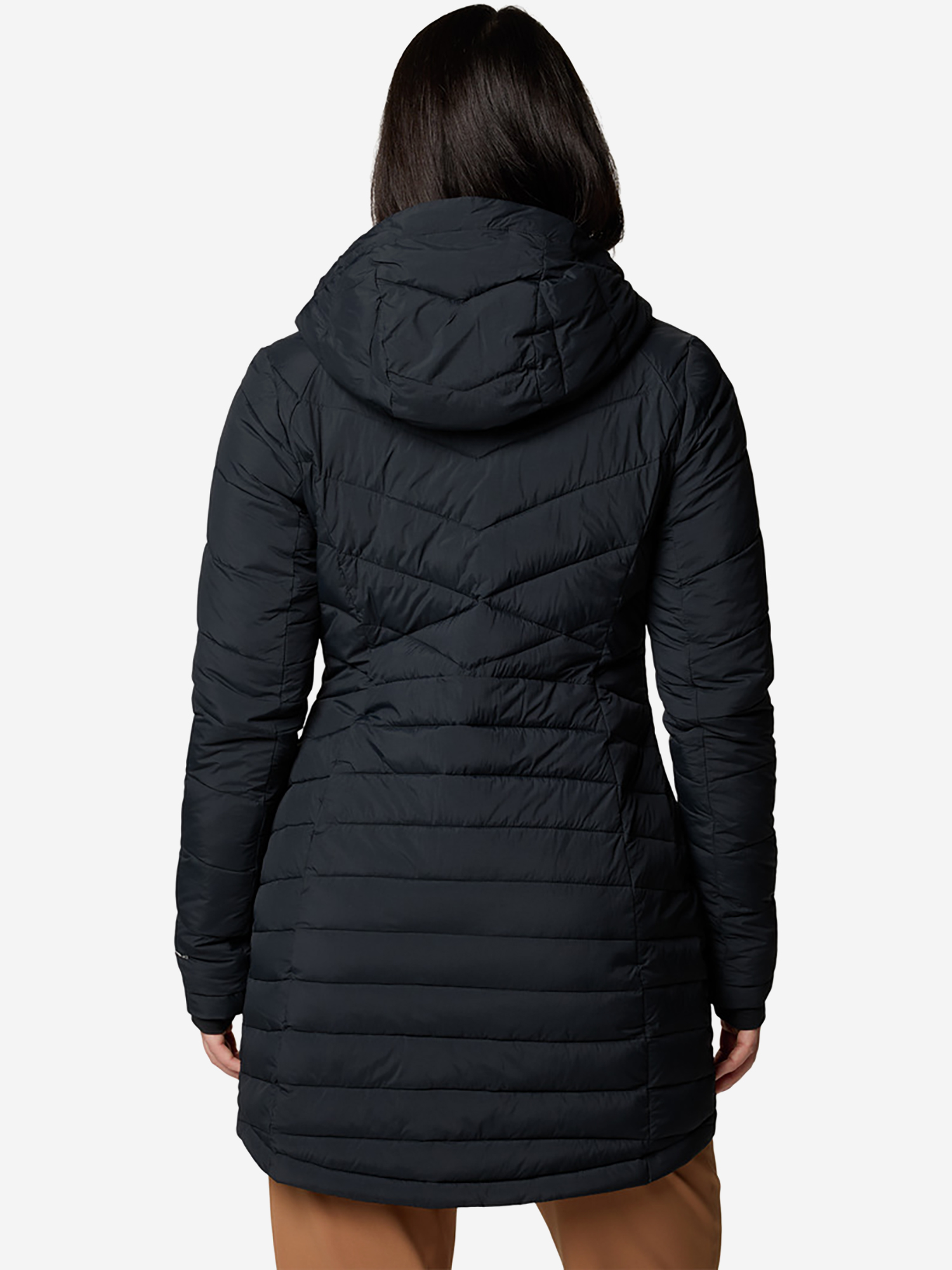 фото Куртка утепленная женская columbia joy peak ii mid jacket, черный