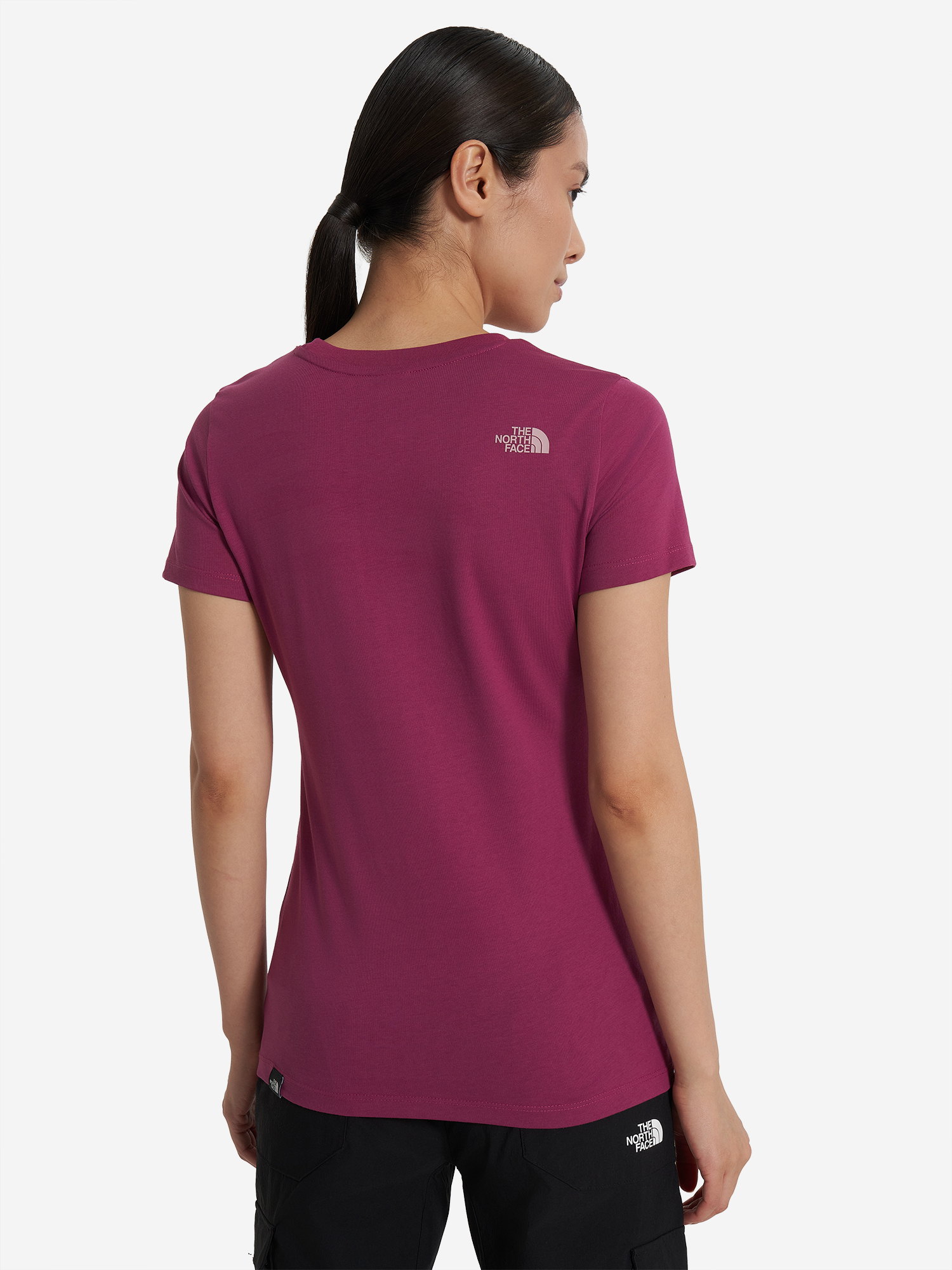 фото Футболка женская the north face easy, розовый