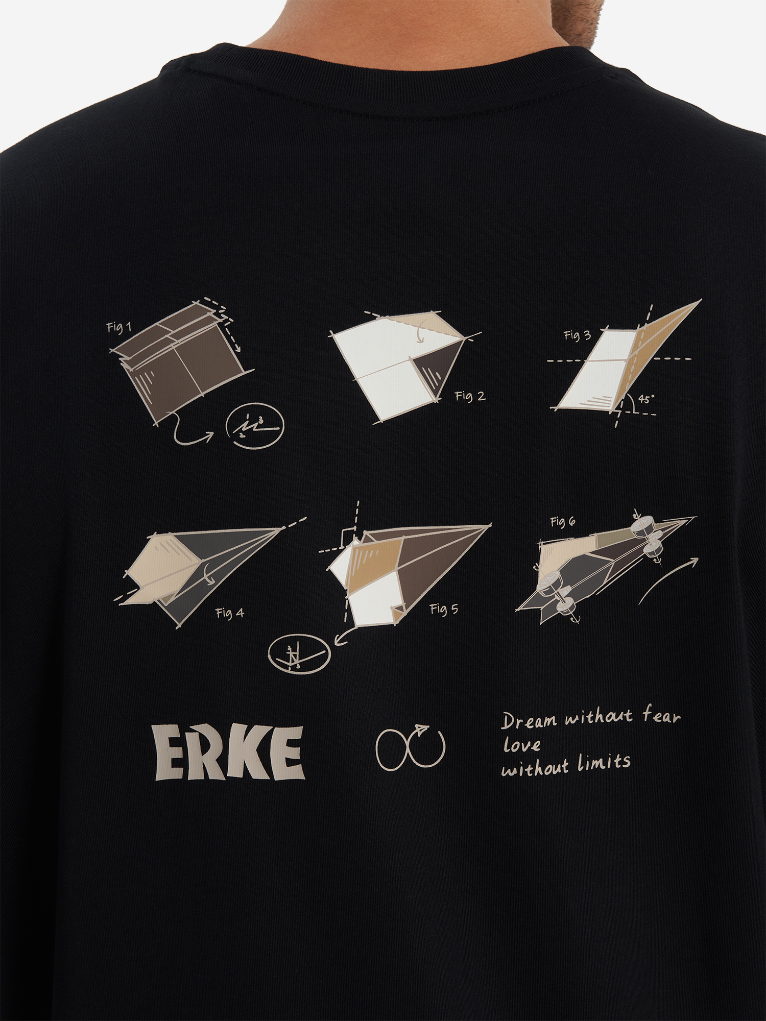 фото Футболка мужская erke, черный