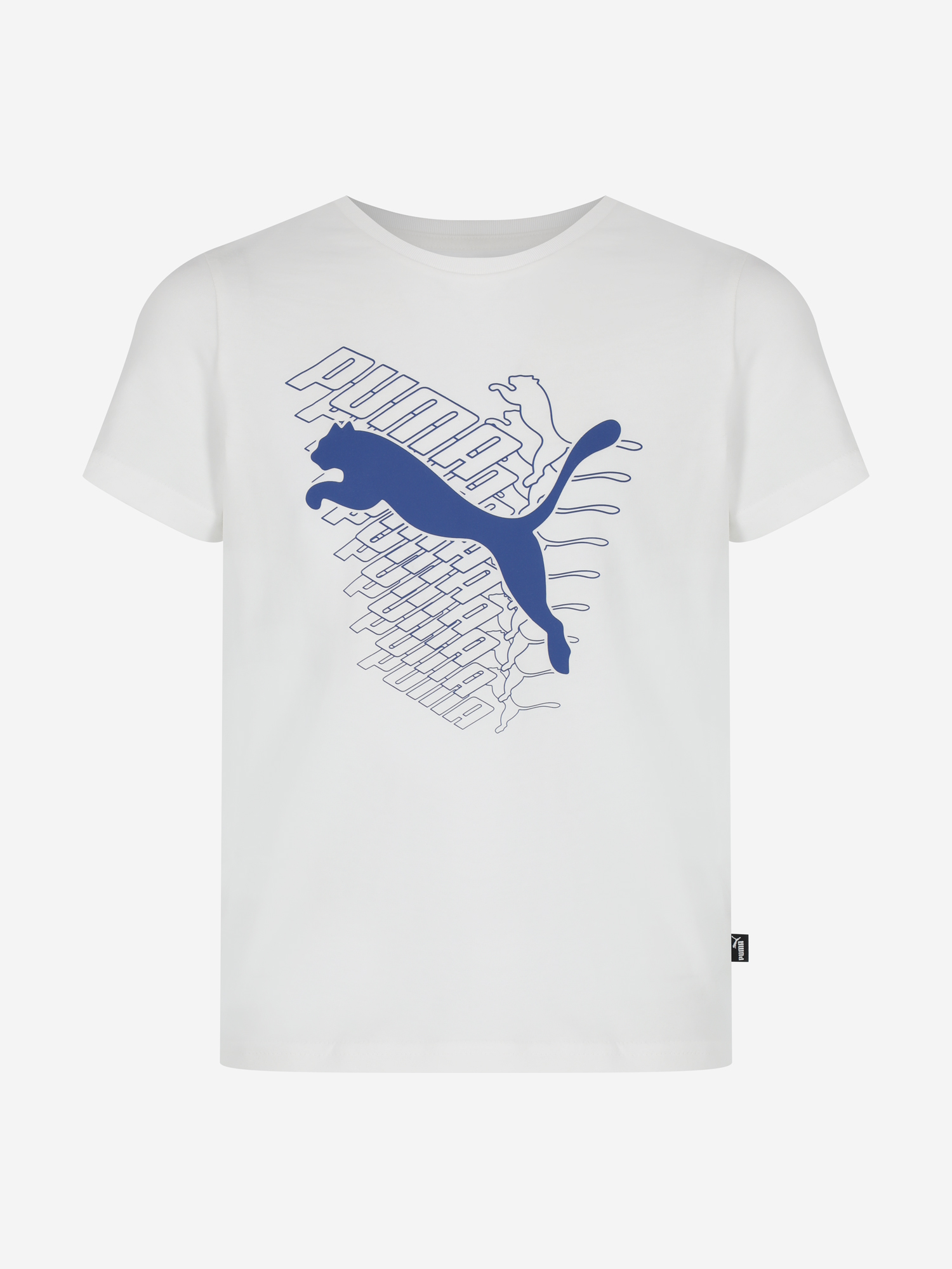фото Футболка для мальчиков puma graphics cat, белый