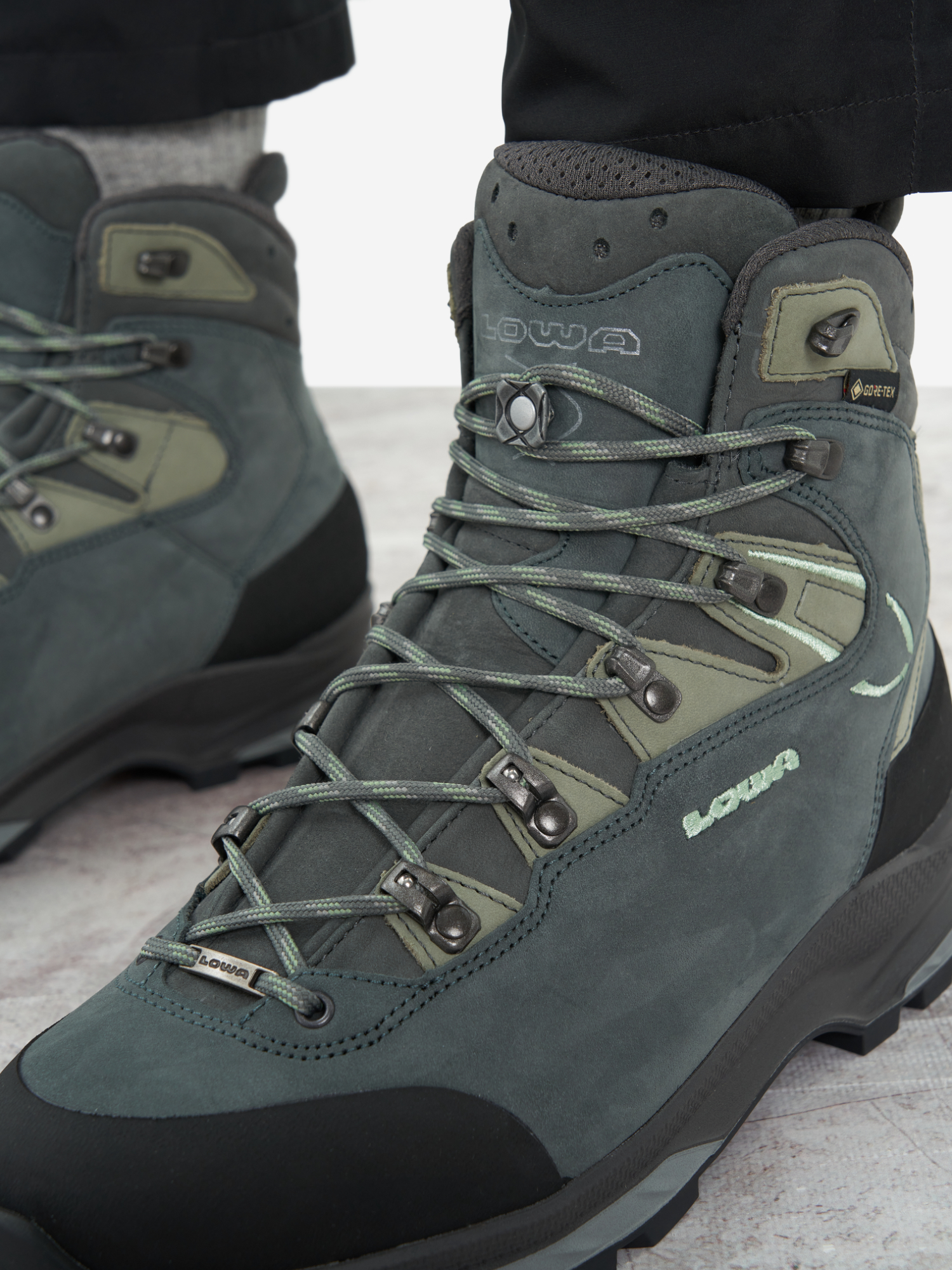 фото Ботинки женские lowa mauria evo gtx, зеленый