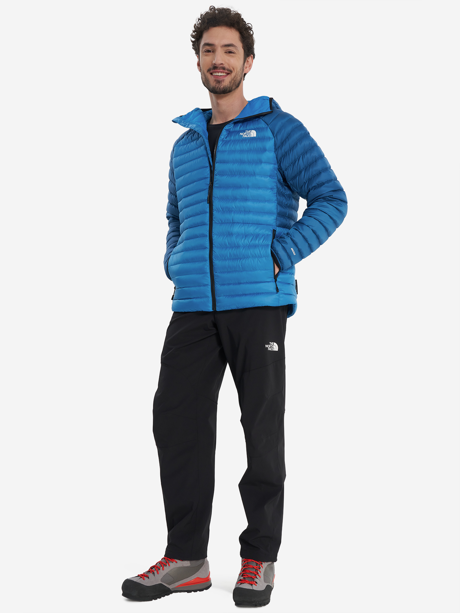 фото Пуховик мужской the north face bettaforca, голубой