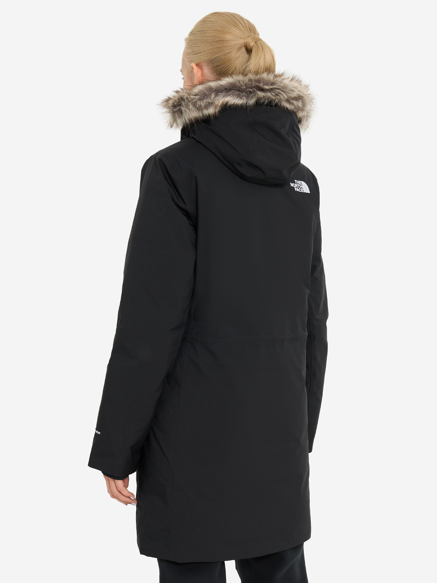 фото Пуховик женский the north face arctic, черный