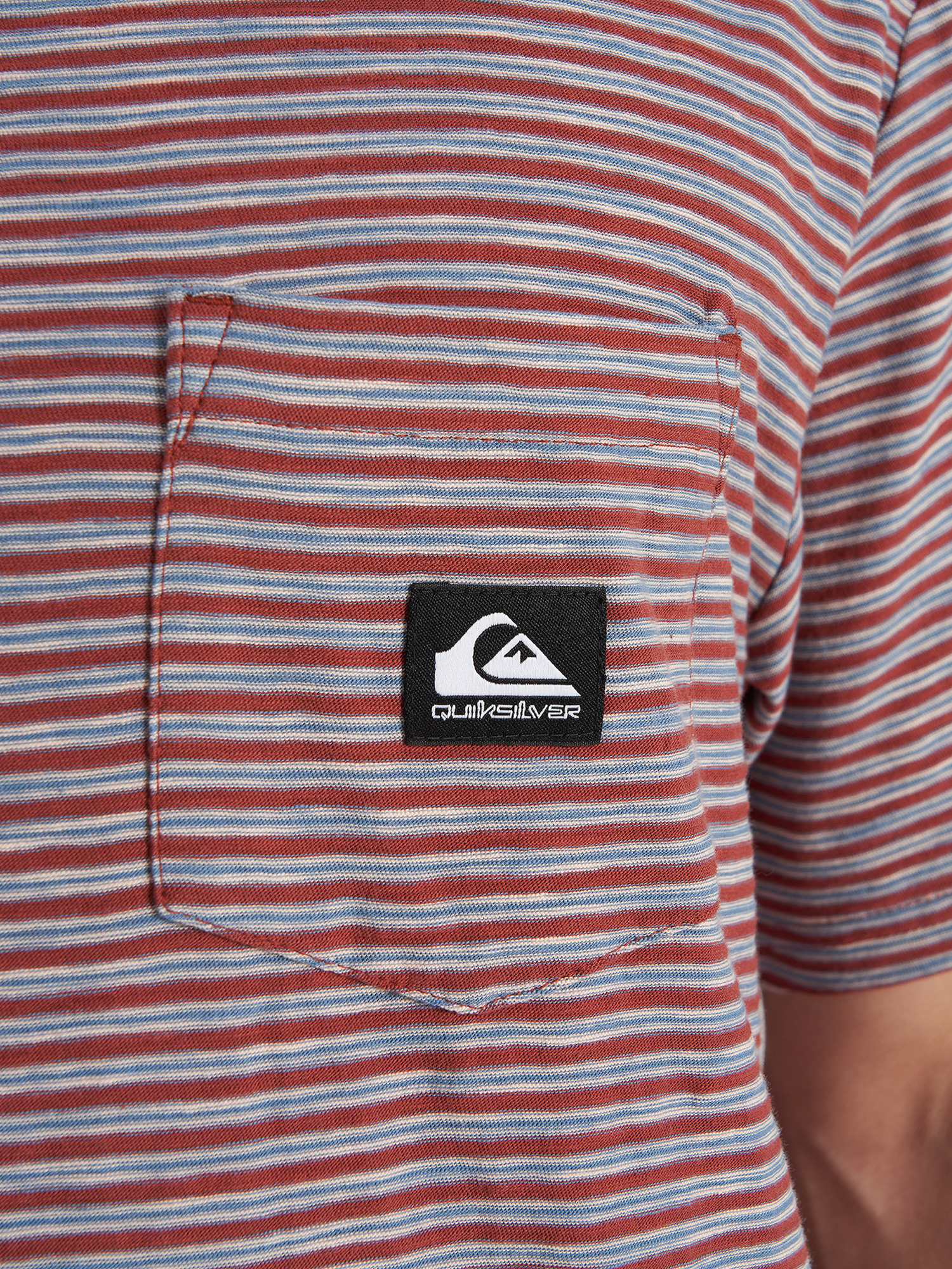 фото Футболка мужская quiksilver kentin, красный