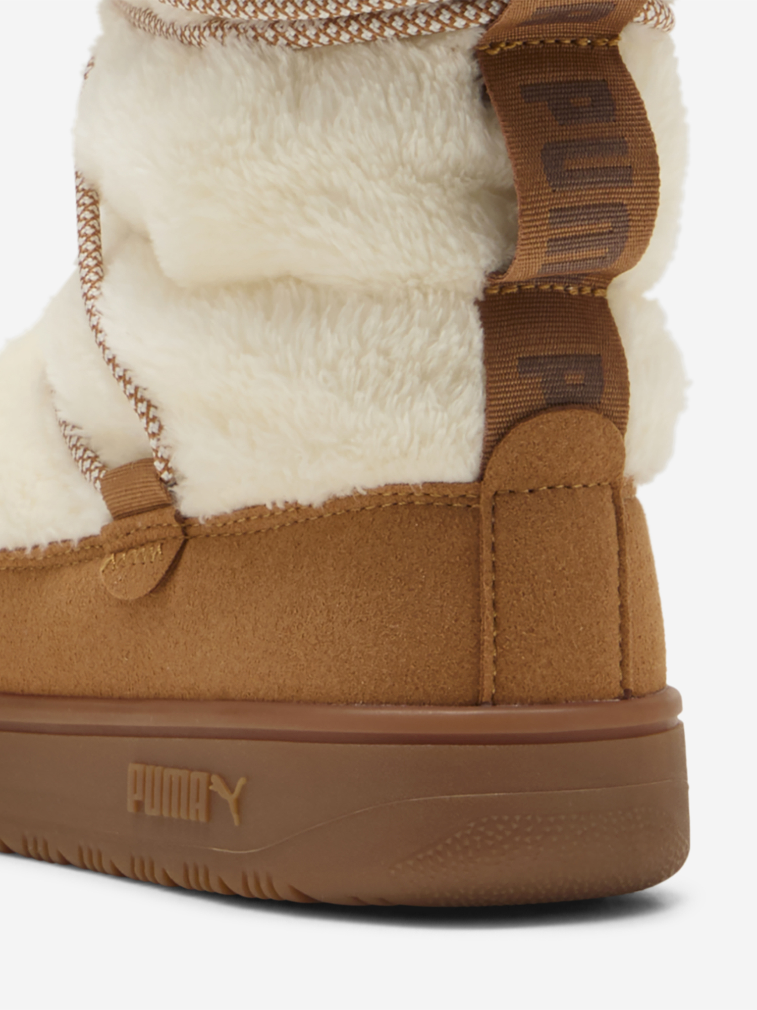 фото Сапоги утепленные женские puma snowbae suede, белый
