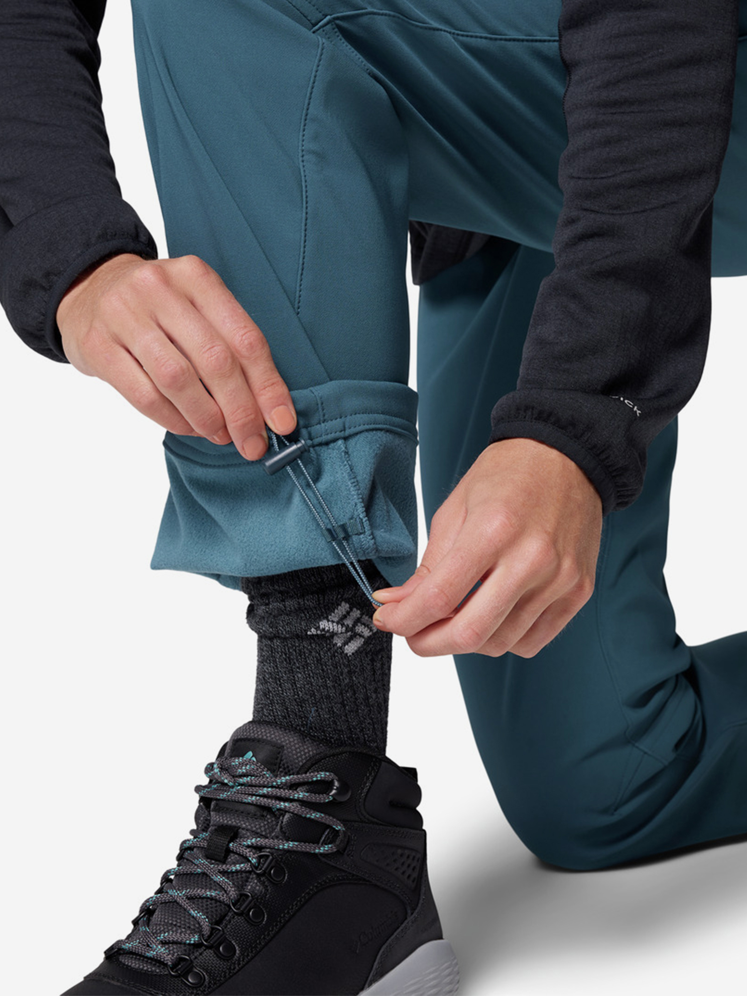 фото Брюки женские columbia back beauty warm softshell pant, голубой