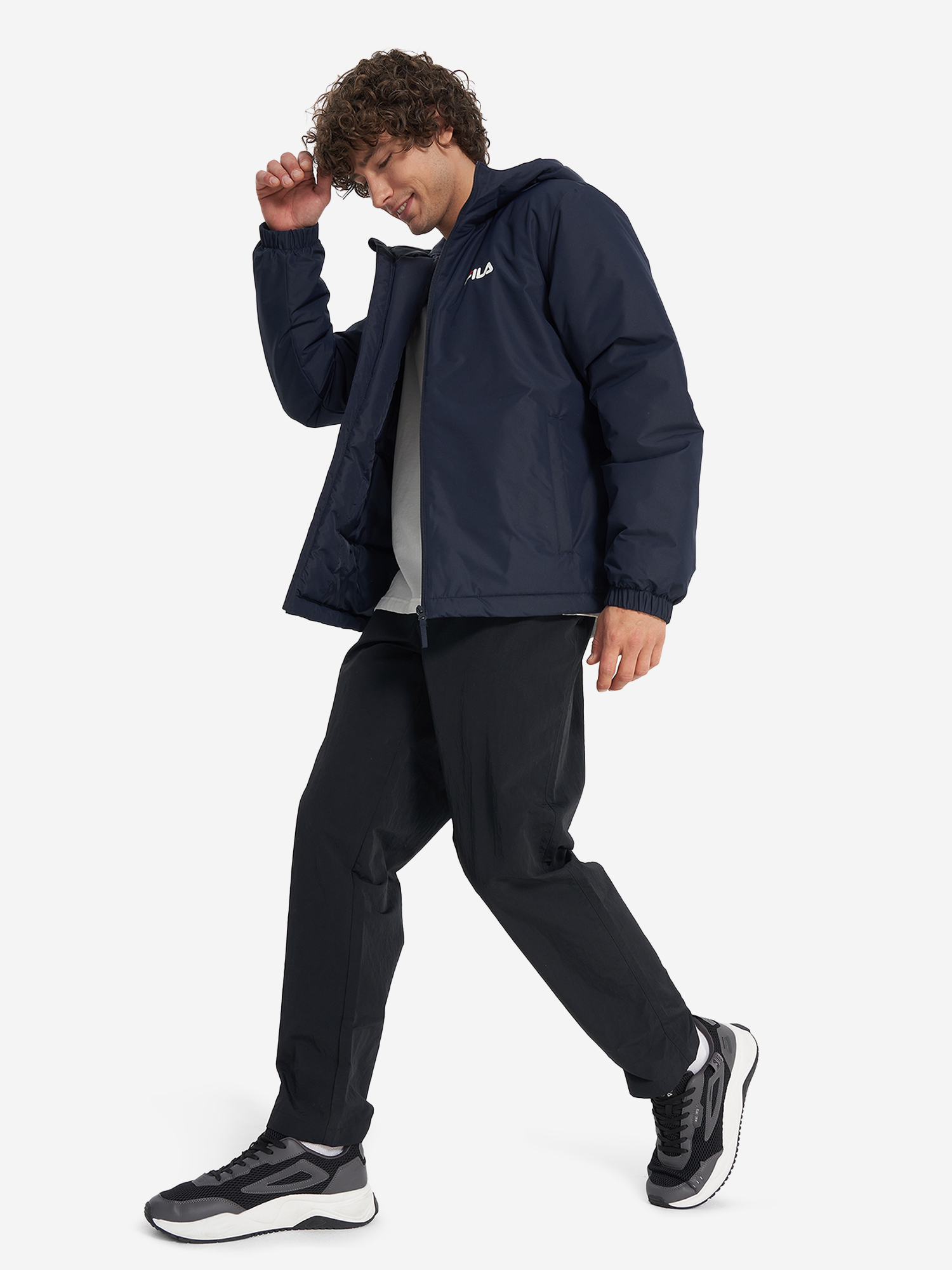 фото Куртка утепленная мужская fila, синий