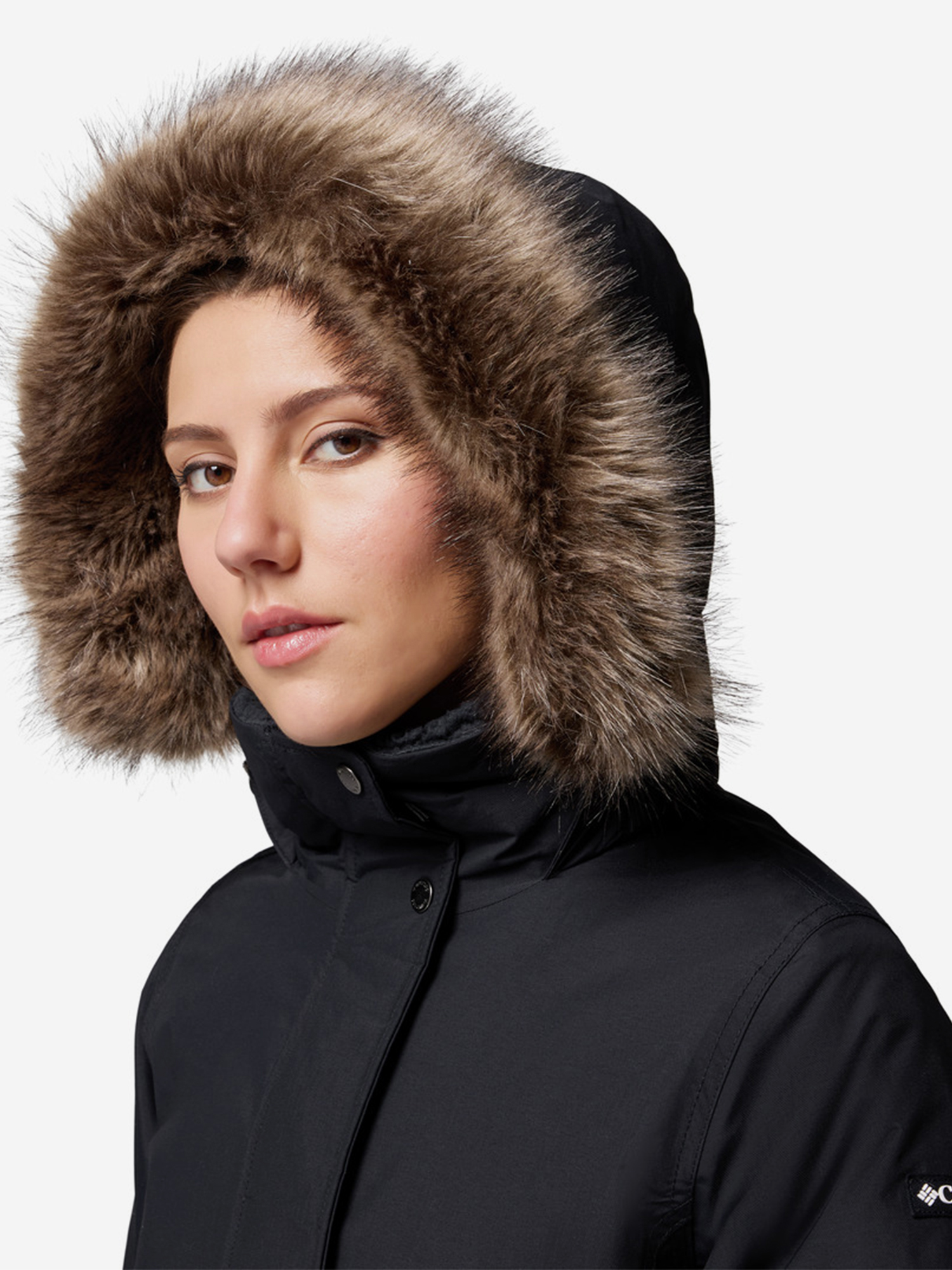 фото Парка женская columbia icelandite ii parka, черный