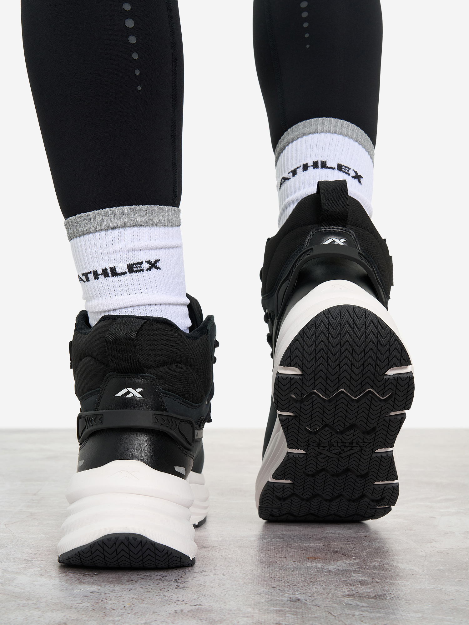 фото Ботинки утепленные женские athlex walker, черный