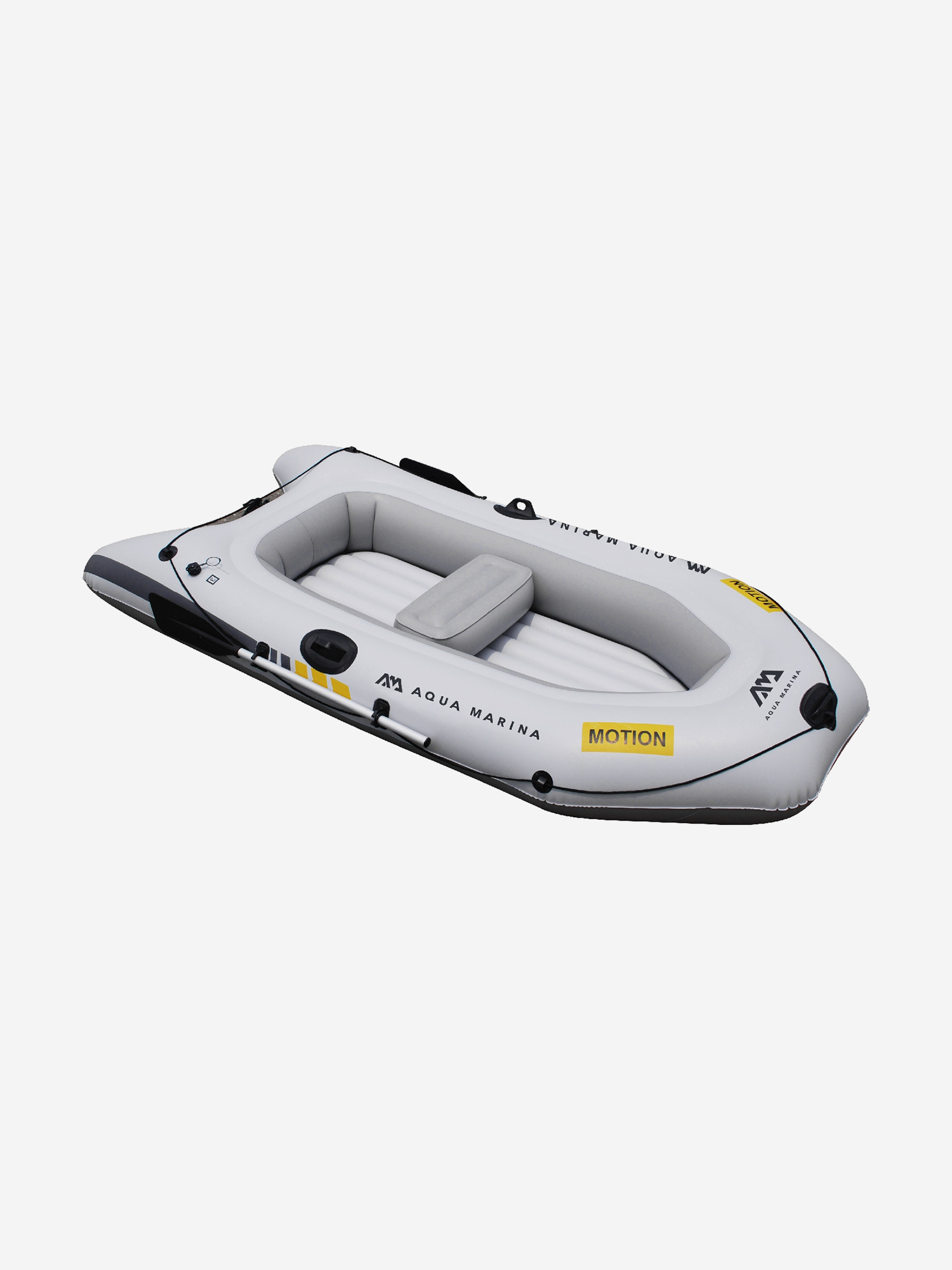Лодка надувная AQUA MARINA BT-88820 MOTION, 2-местная, насос, весла, транец, до 185кг, Белый
Лодка надувная AQUA MARINA BT-88820 MOTION, 2-местная, насос, весла, транец, до 185кг, Белый