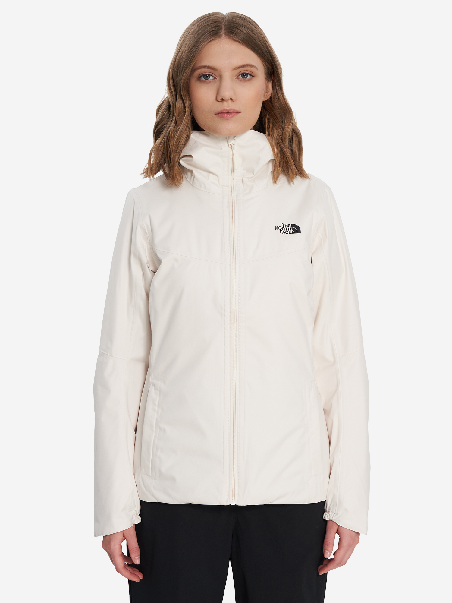 фото Куртка утепленная женская the north face quest insulated, бежевый