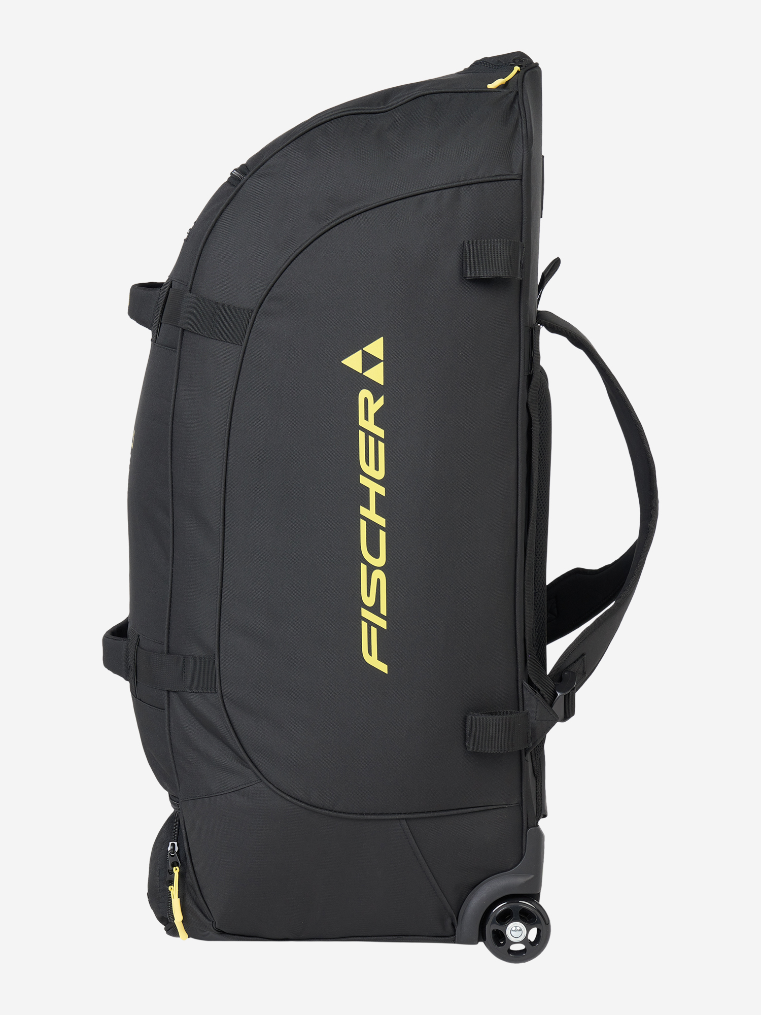 фото Баул хоккейный с колесами fischer player vertical bag 37", черный
