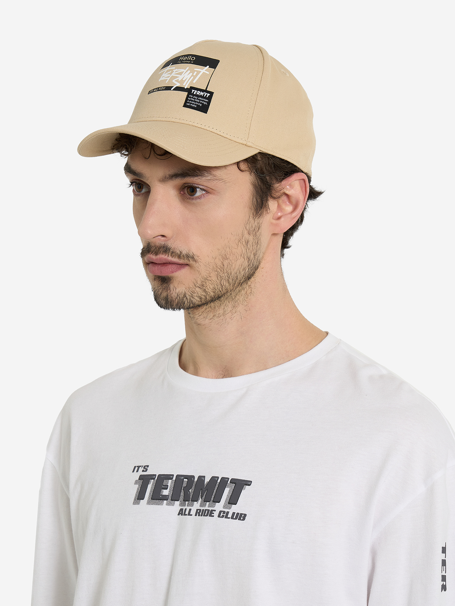 фото Бейсболка termit, бежевый