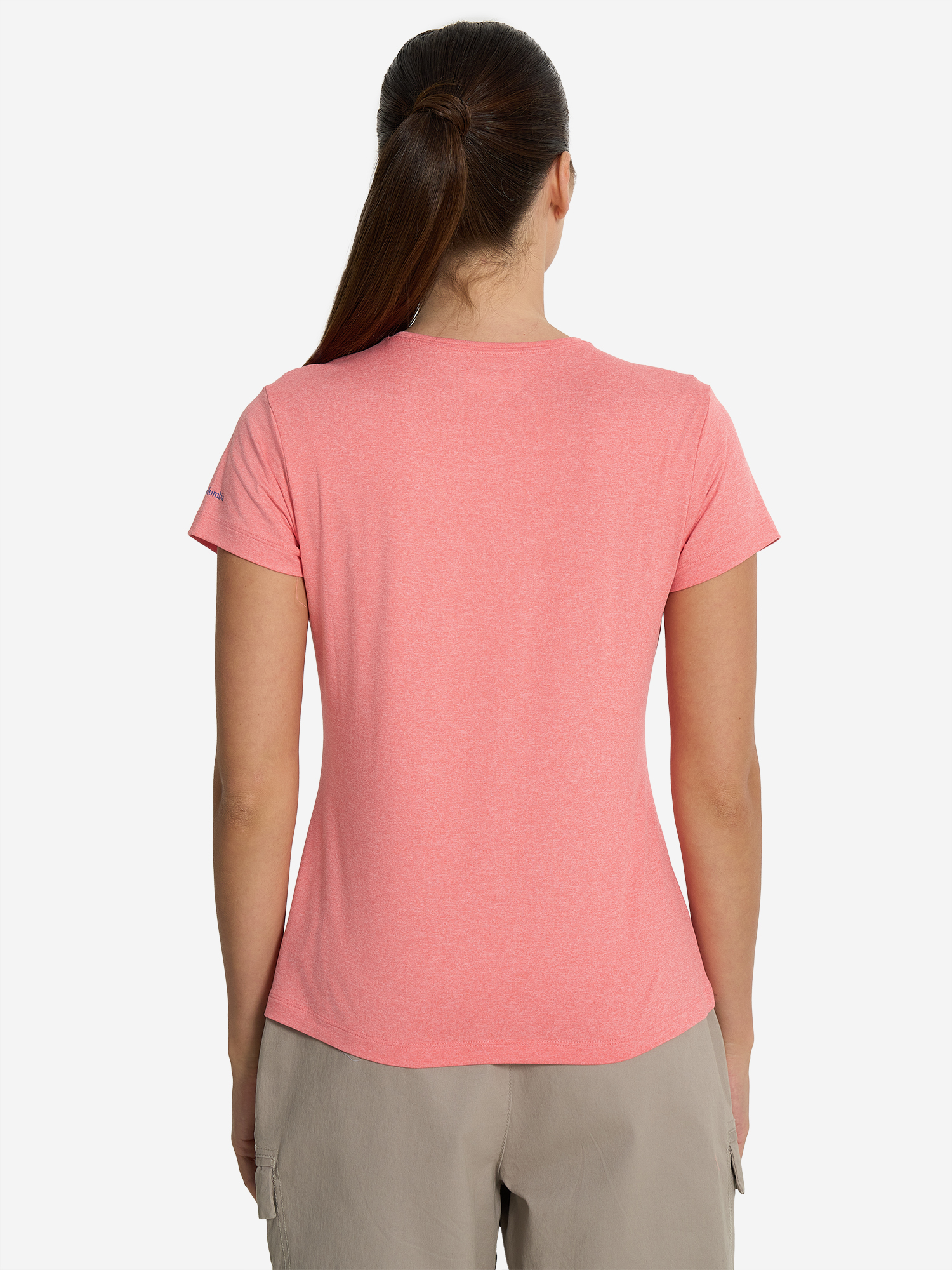 фото Футболка женская columbia sloan ridge graphic ss tee, розовый