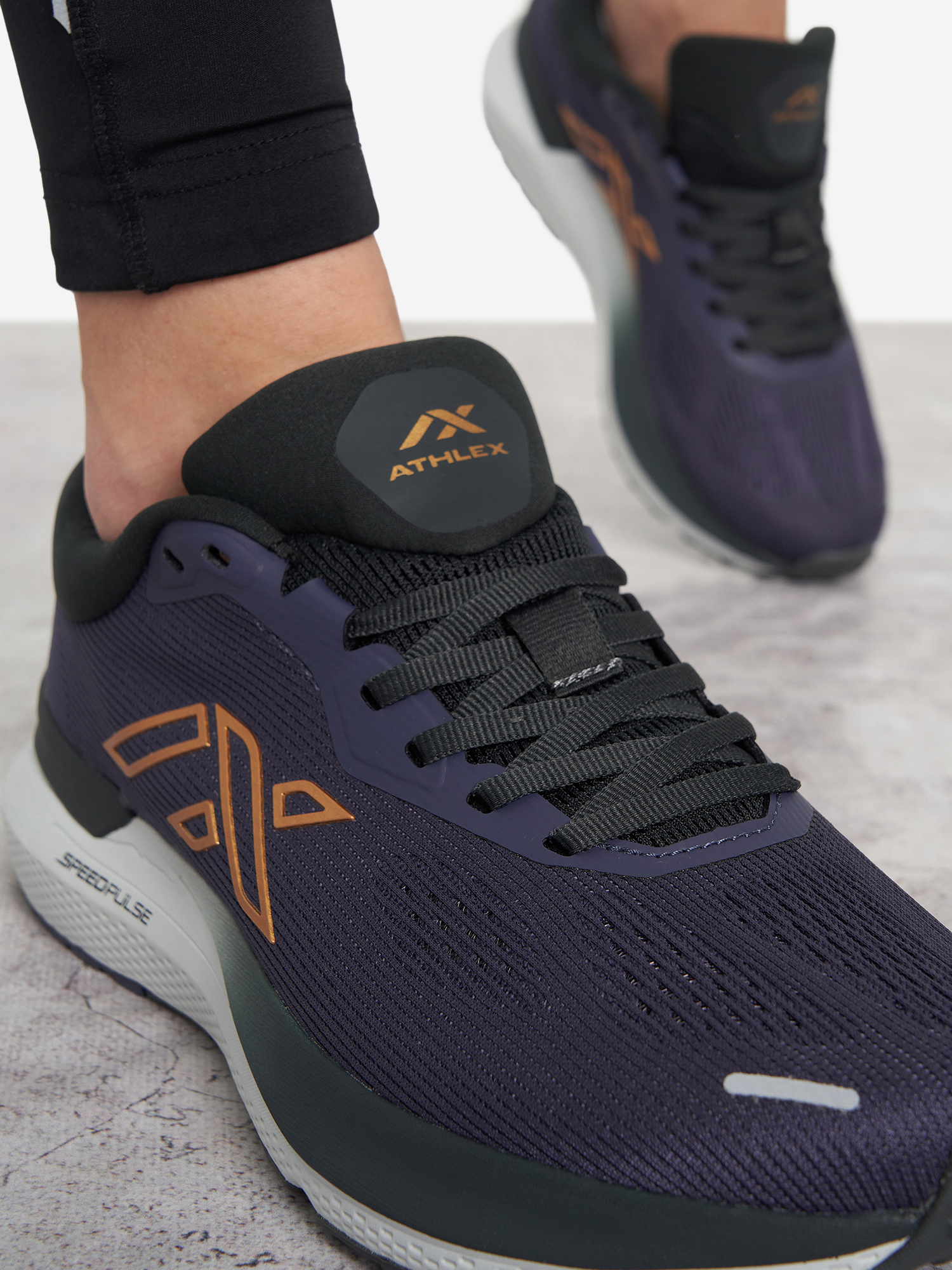 фото Кроссовки женские athlex navi, синий