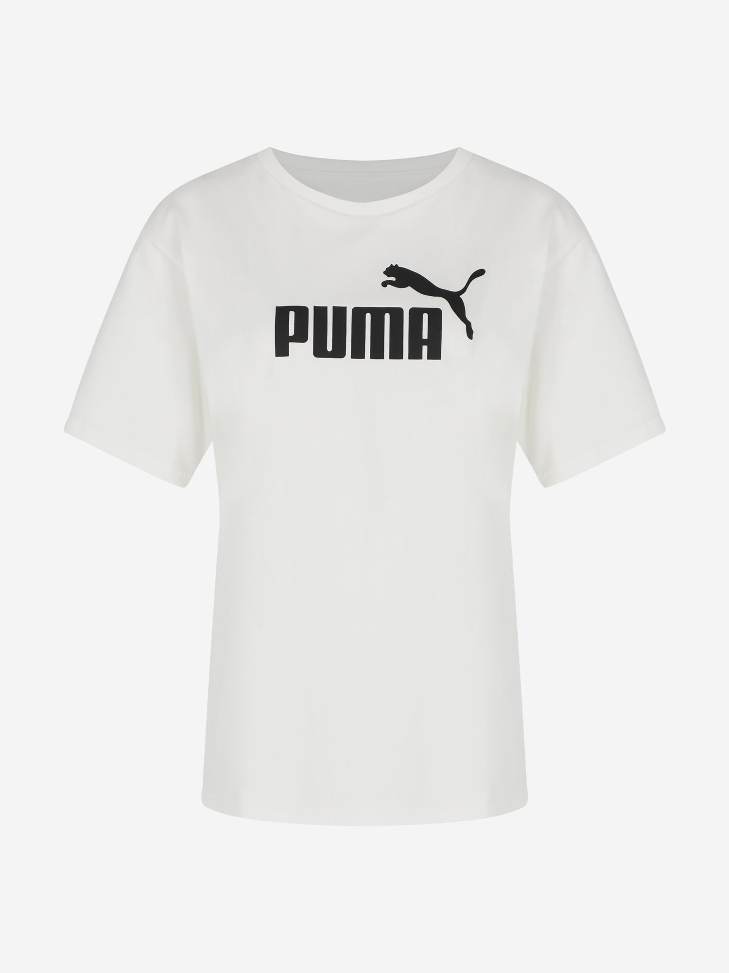 фото Футболка женская puma ess no. 1 logo relaxed, белый