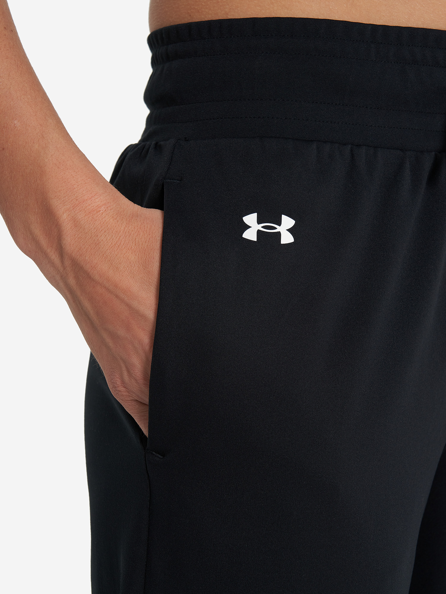 фото Брюки женские under armour motion open hem, черный