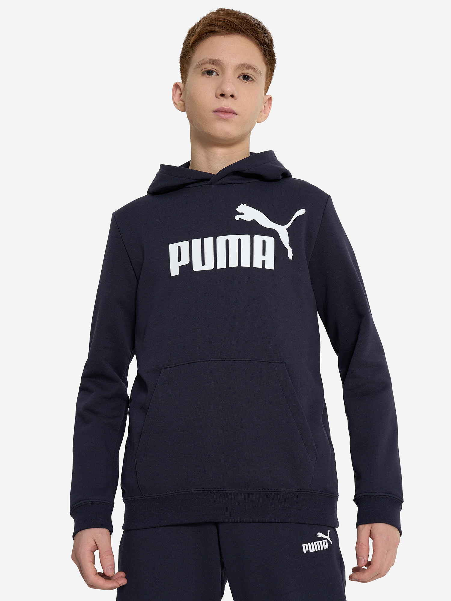 фото Худи для мальчиков puma no. 1 logo, синий