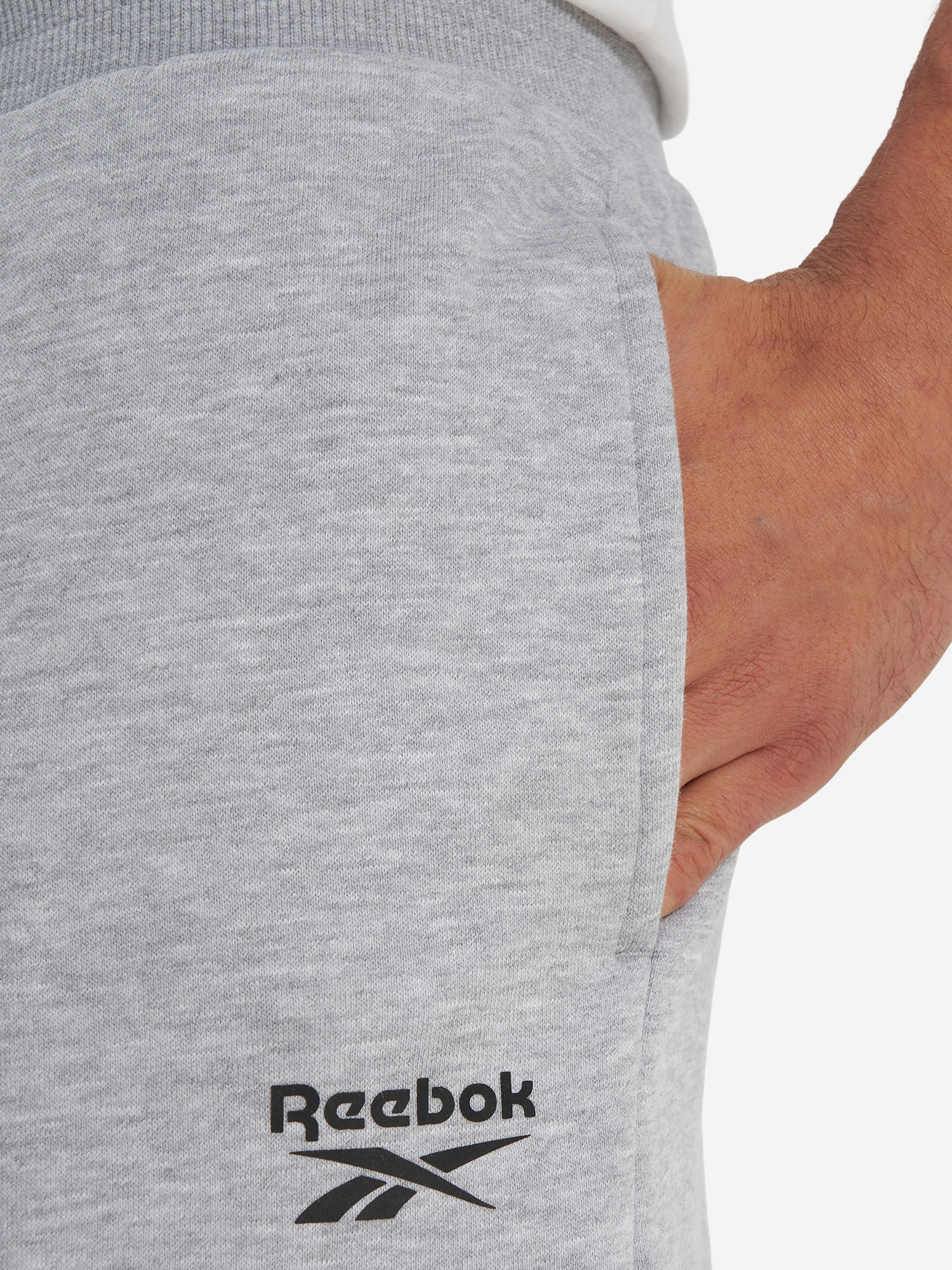 фото Брюки мужские reebok luther, серый
