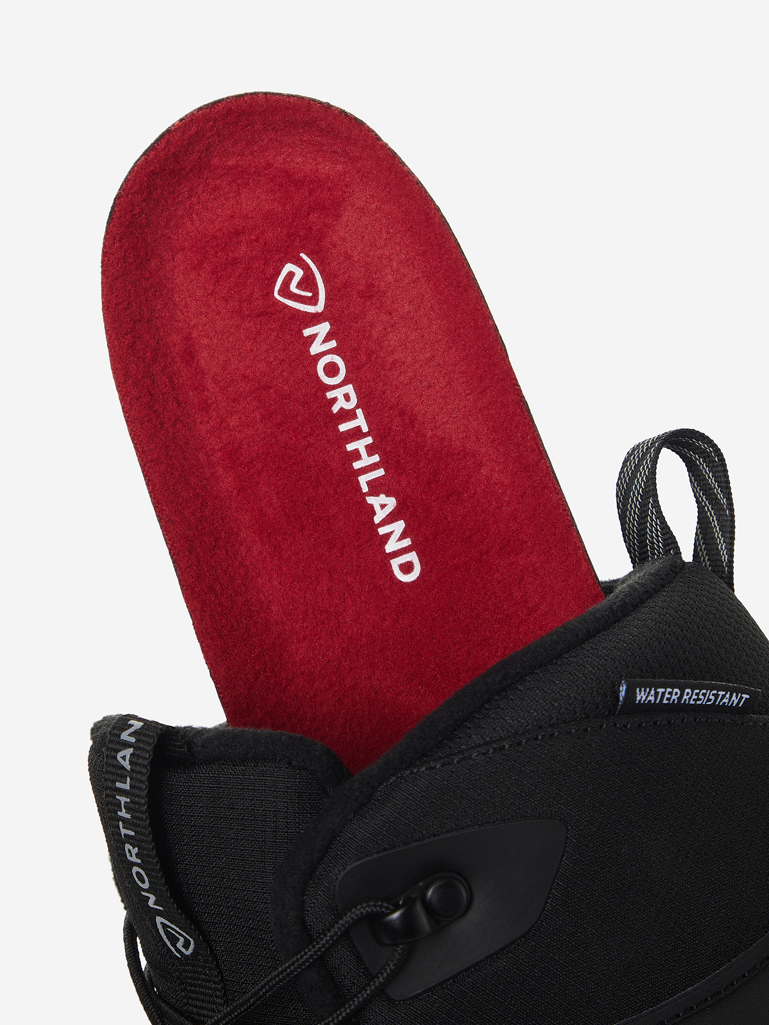 фото Ботинки утепленные мужские northland tarrenz nylon, черный