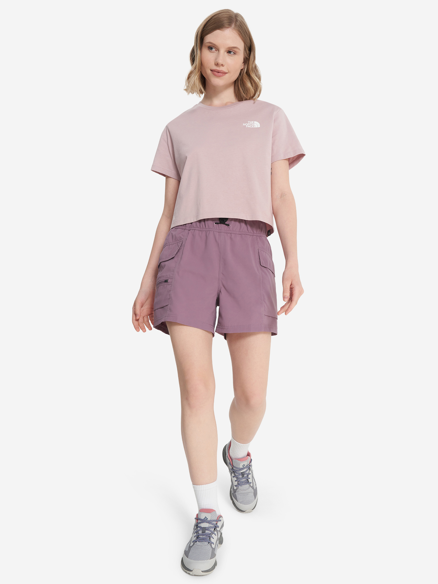 фото Футболка женская the north face simple dome, розовый