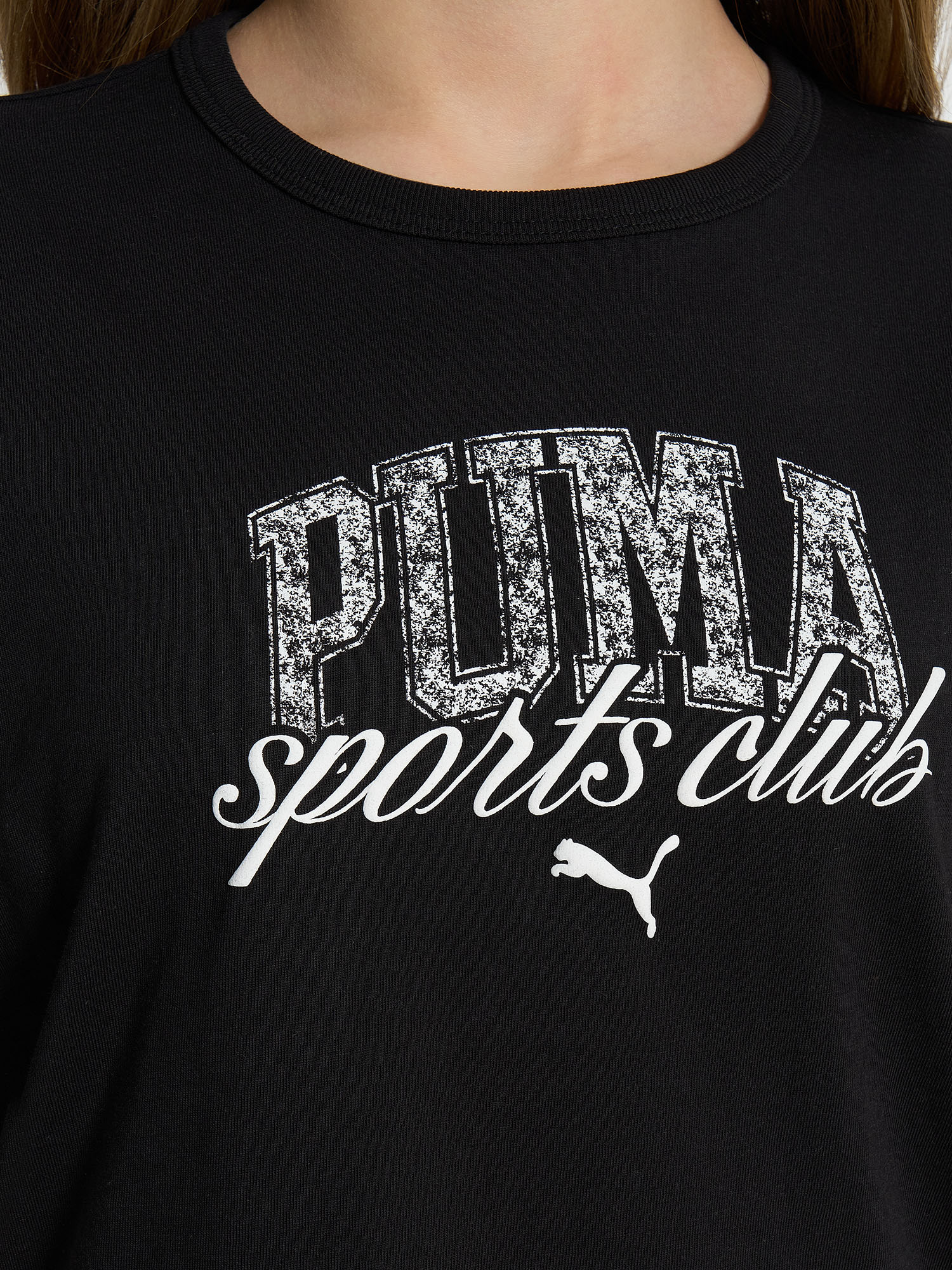 фото Футболка для девочек puma classic, черный