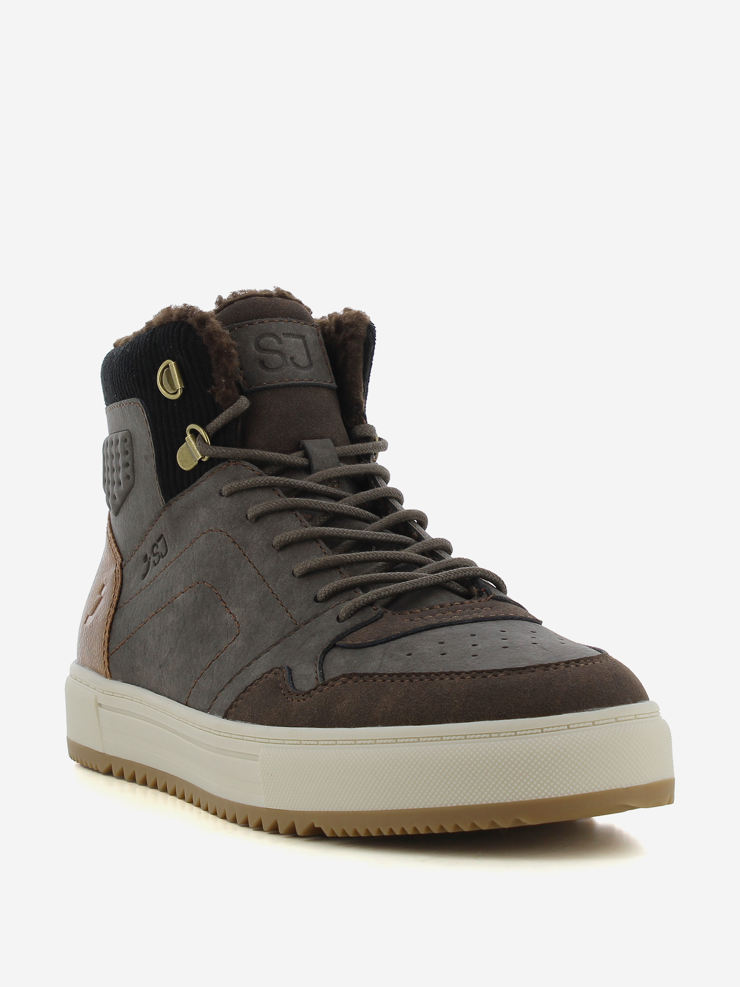 фото Кеды утепленные мужские safety jogger eloy wtr high, коричневый