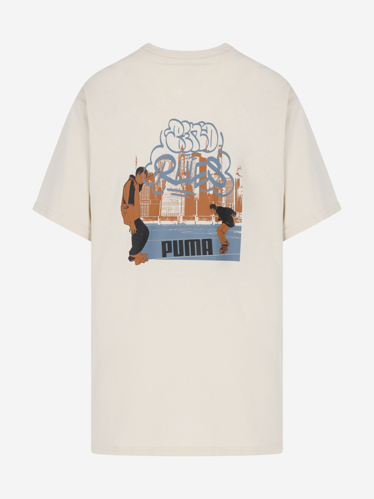 фото Футболка для мальчиков puma mid90 s graphic, бежевый