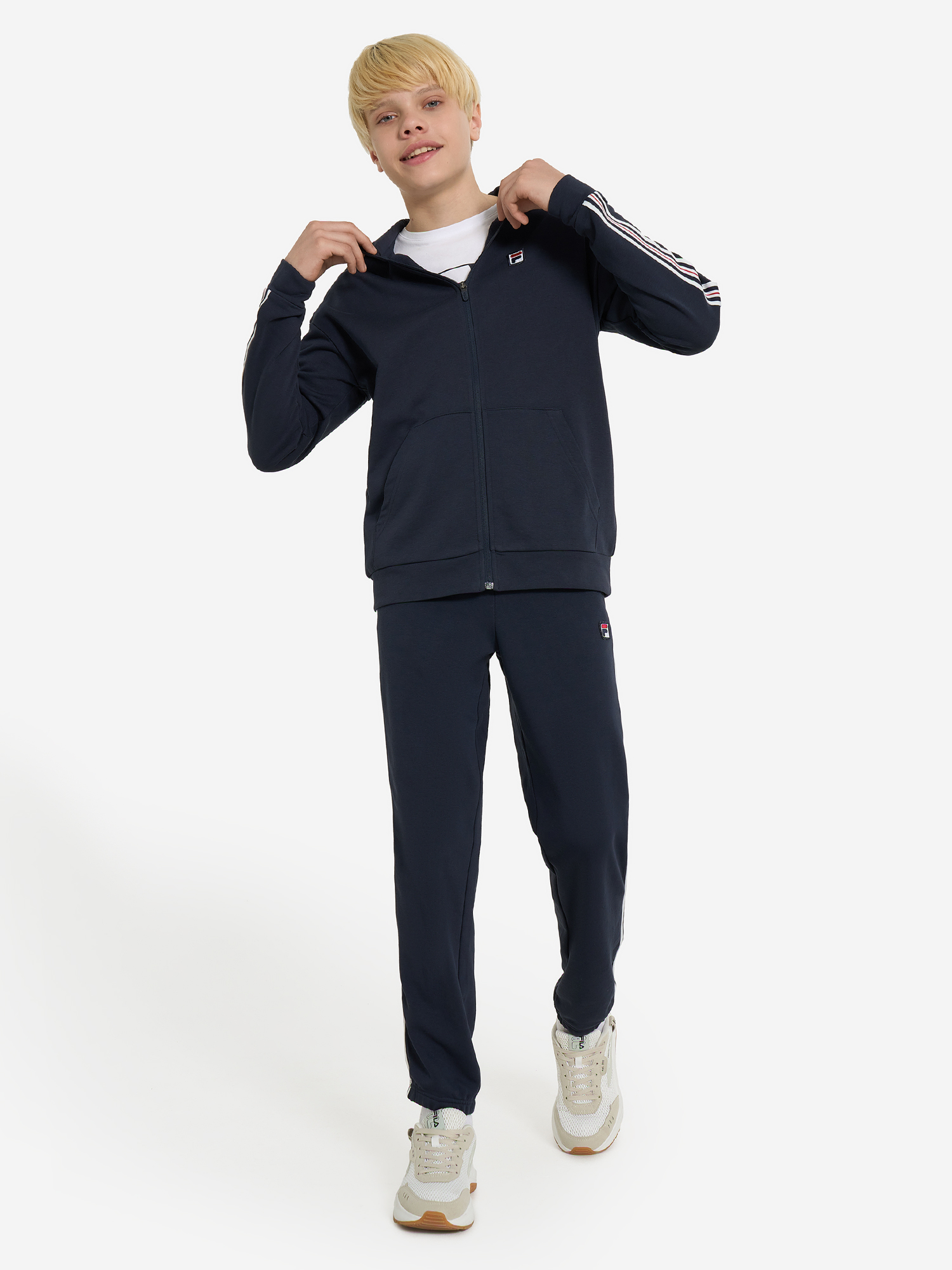 фото Толстовка для мальчиков fila, синий